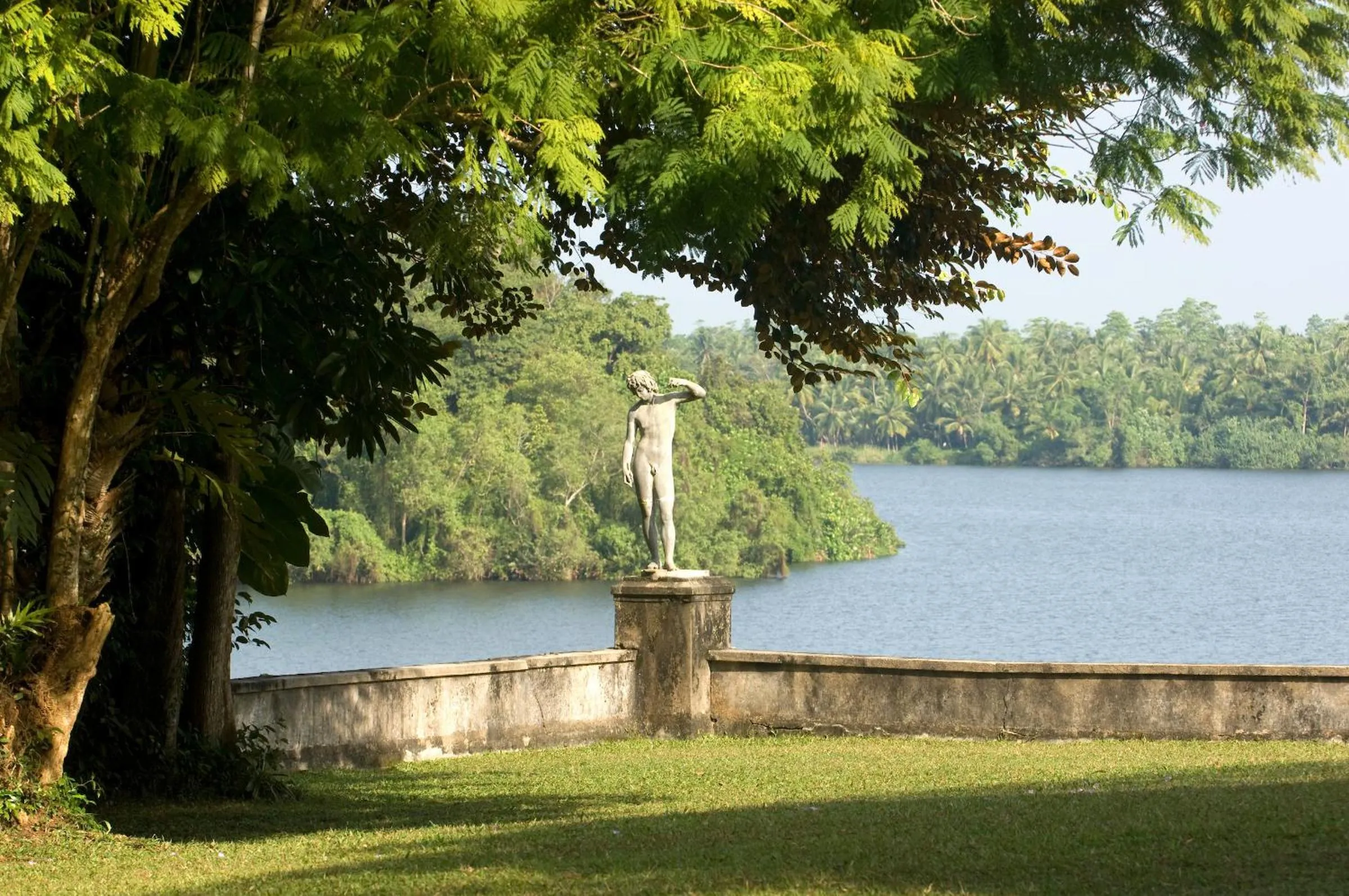 Natural landscape in Lunuganga Estate