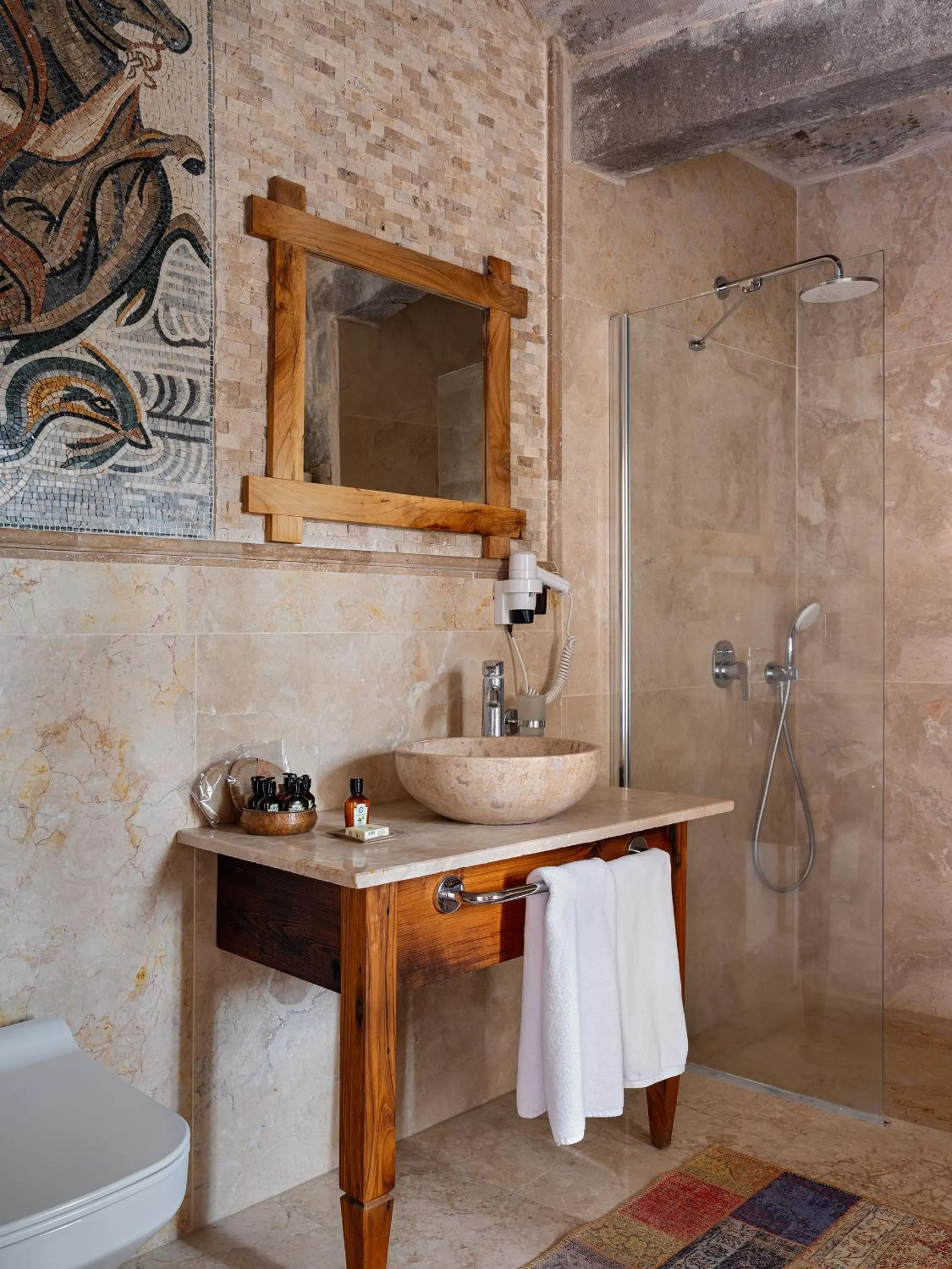 Bathroom in Kelebek Cave Hotel