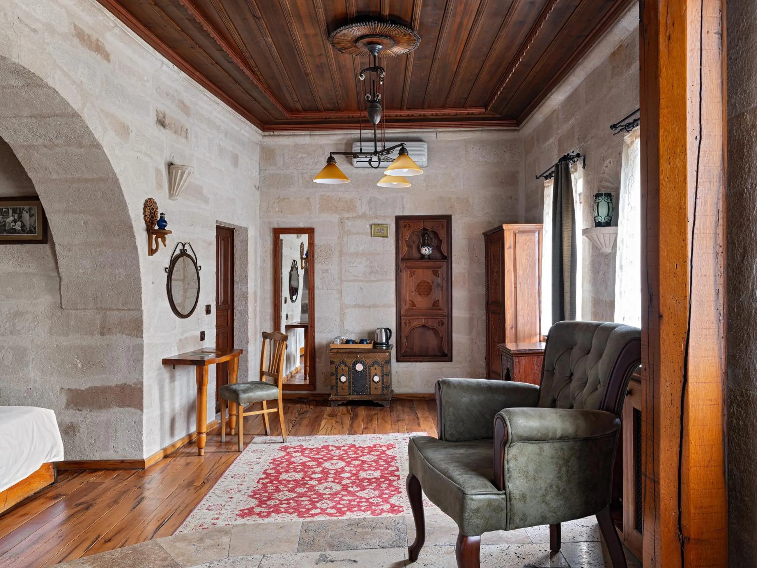 Living room in Kelebek Cave Hotel