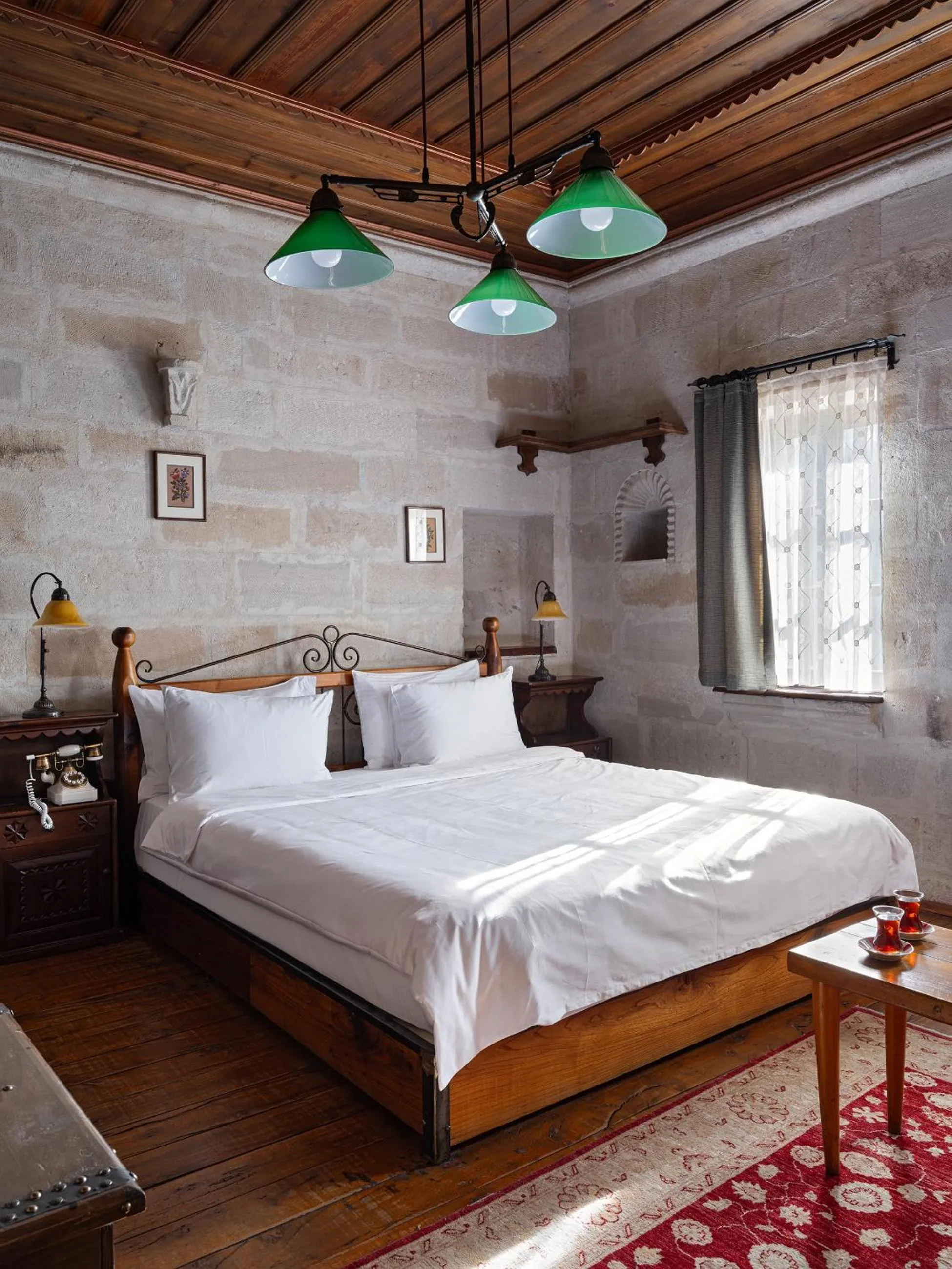 Bed in Kelebek Cave Hotel