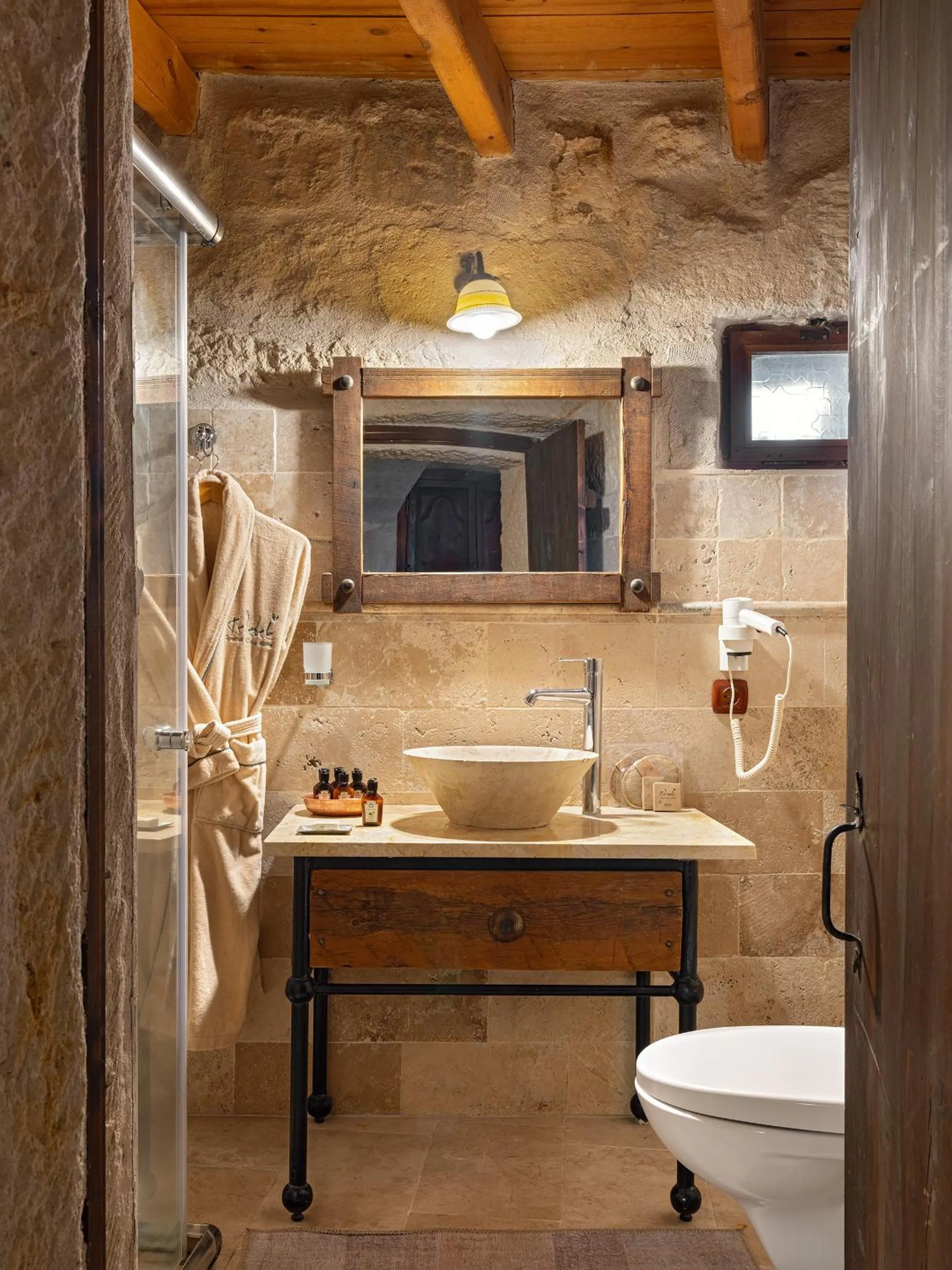 Bathroom in Kelebek Cave Hotel