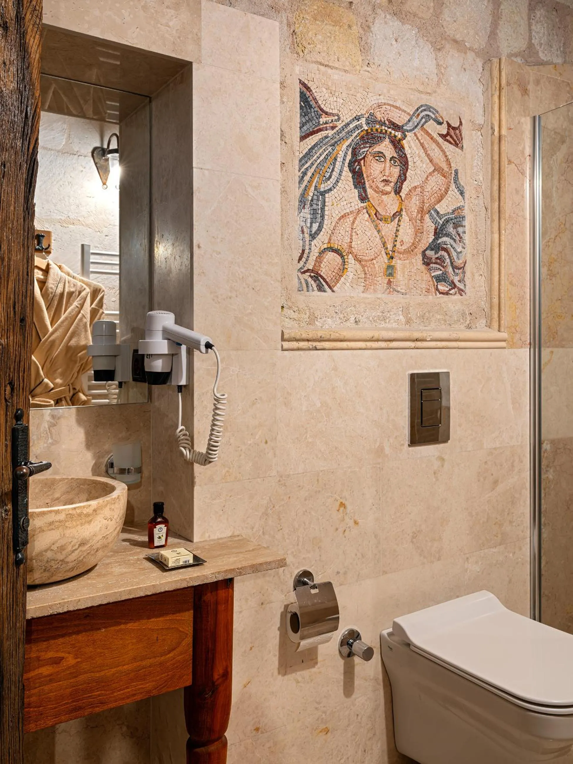 Bathroom in Kelebek Cave Hotel