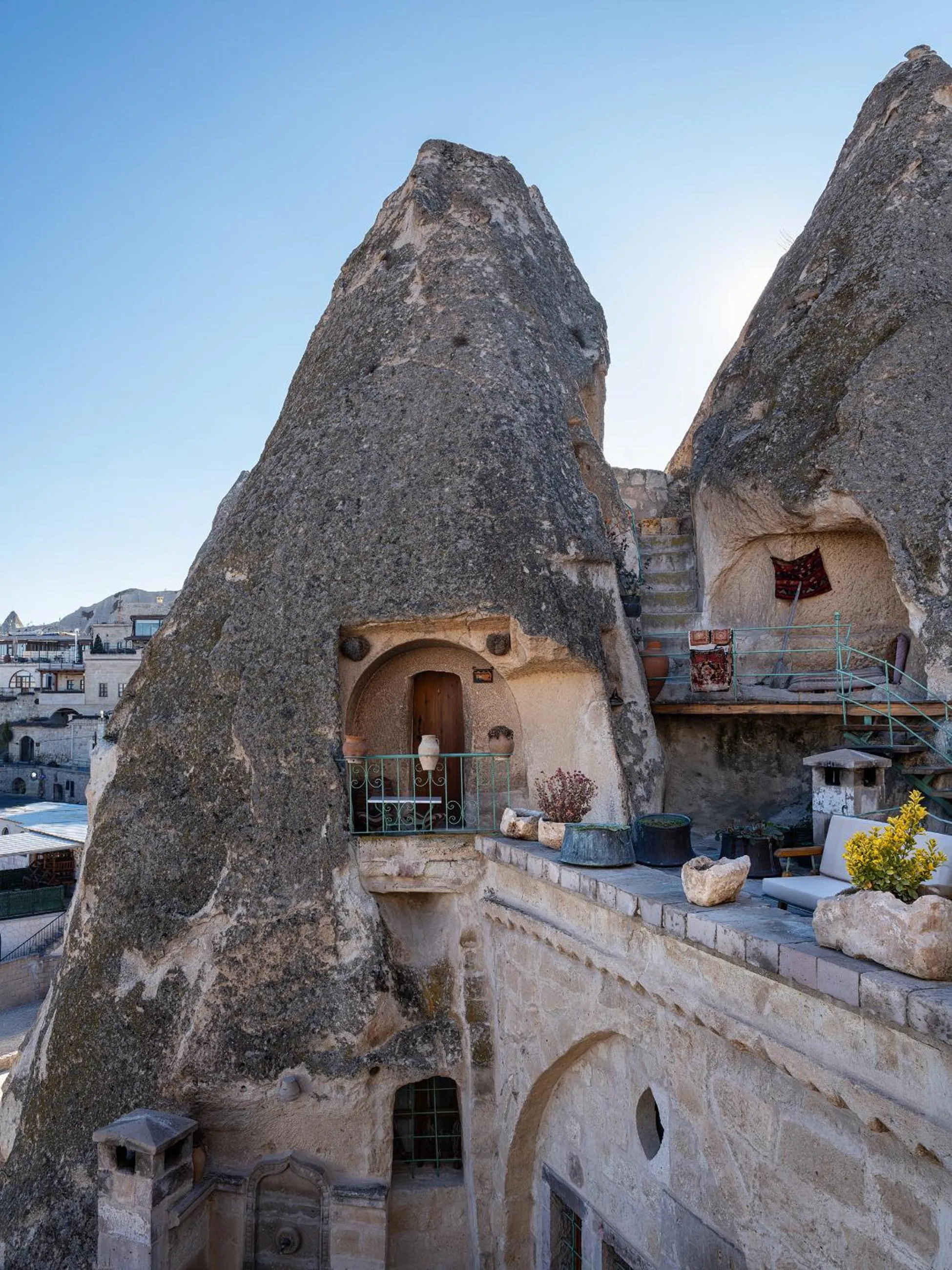 Property building in Kelebek Cave Hotel