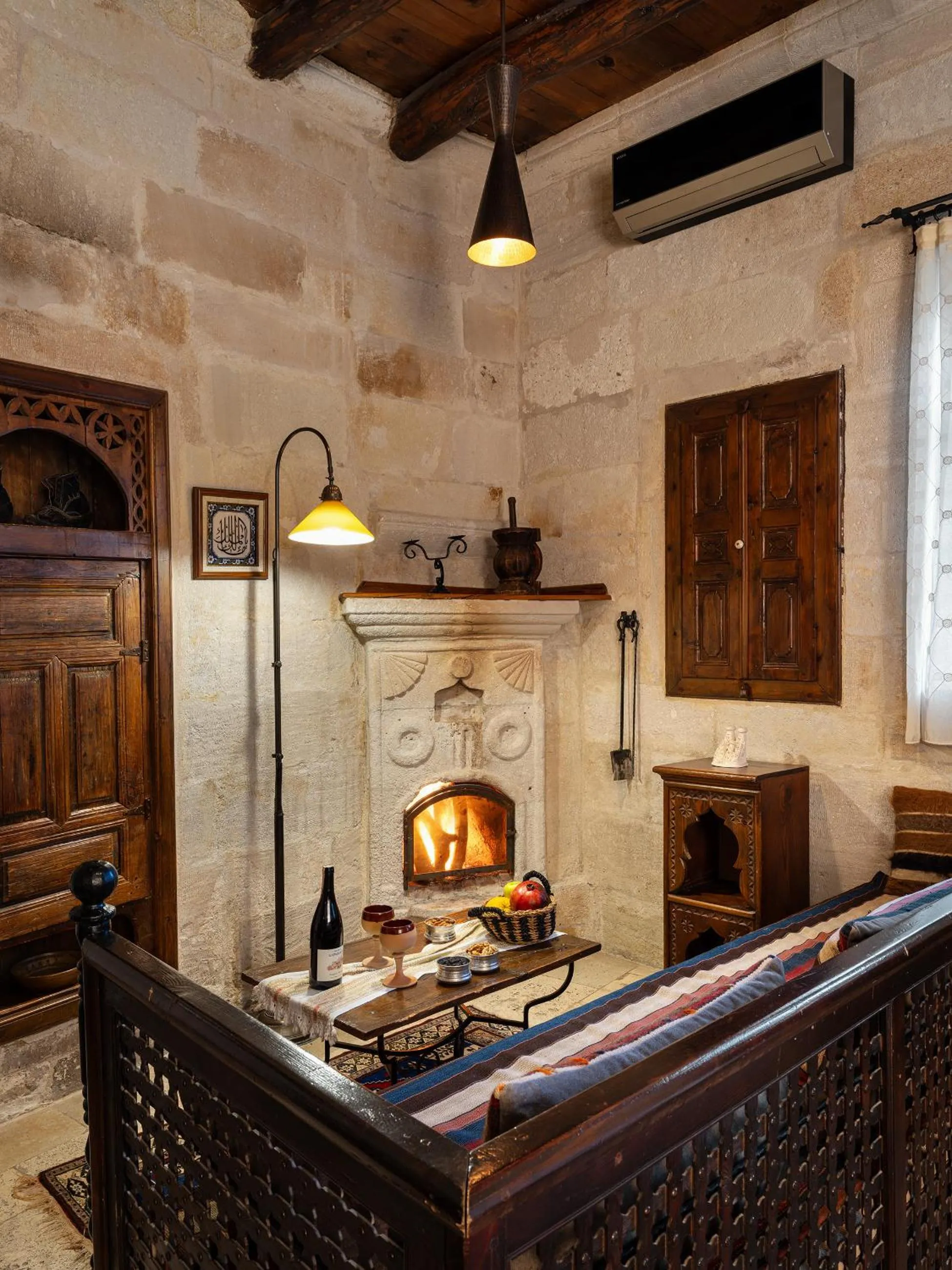 Seating area in Kelebek Cave Hotel