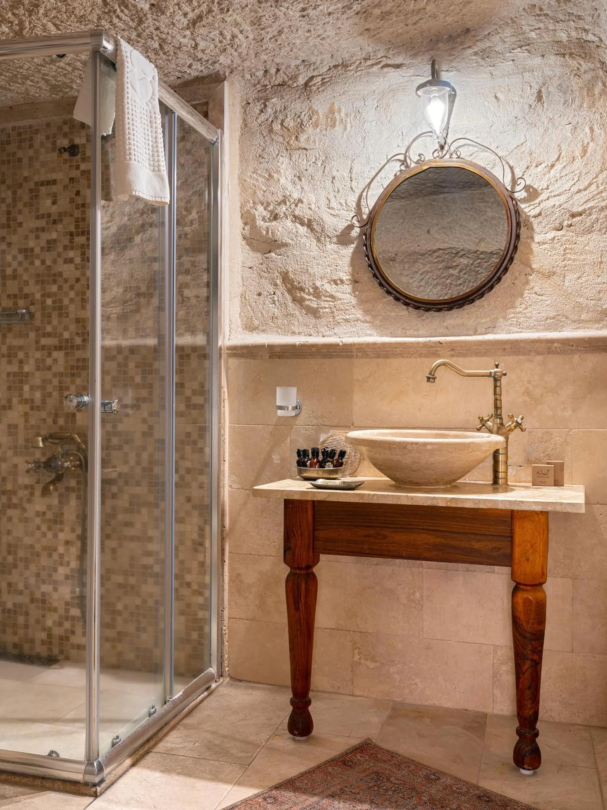 Bathroom in Kelebek Cave Hotel