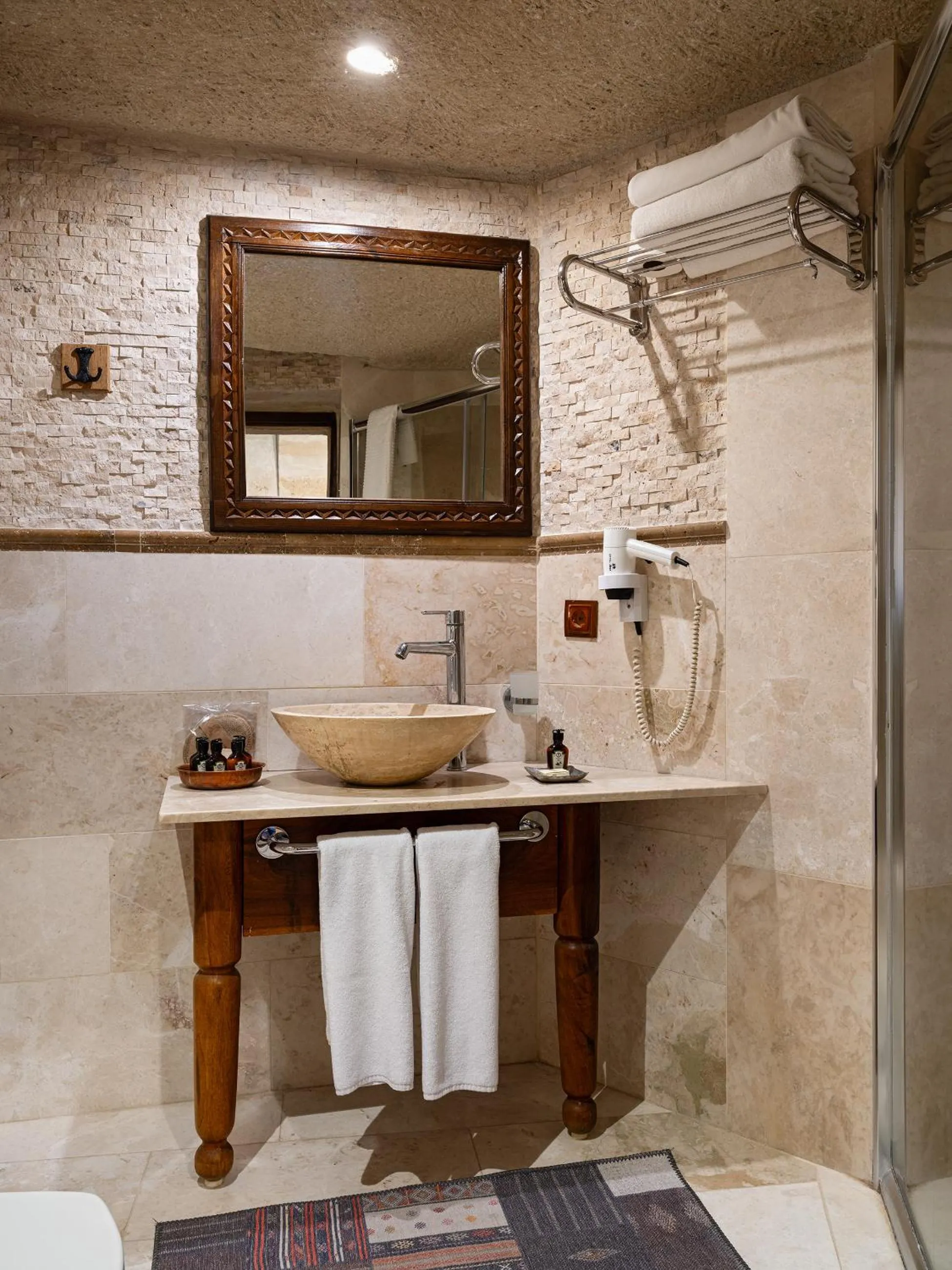 Bathroom in Kelebek Cave Hotel