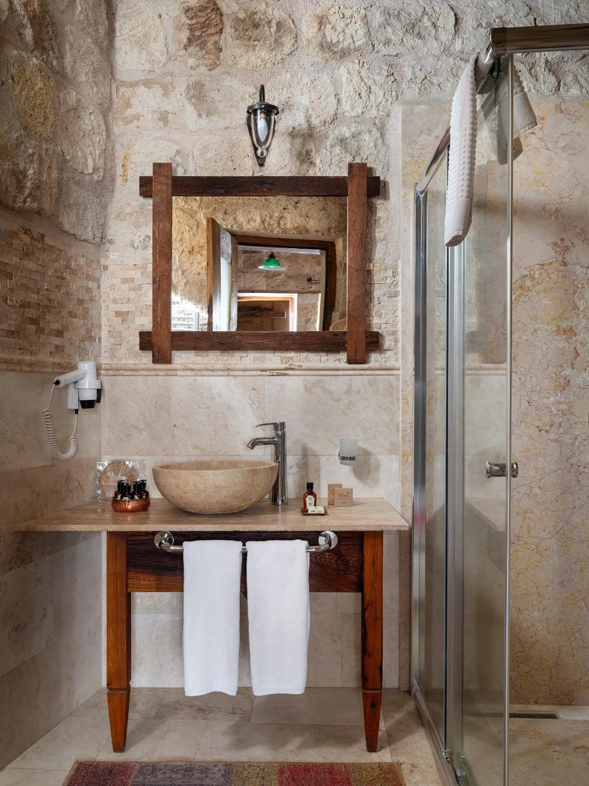 Bathroom in Kelebek Cave Hotel