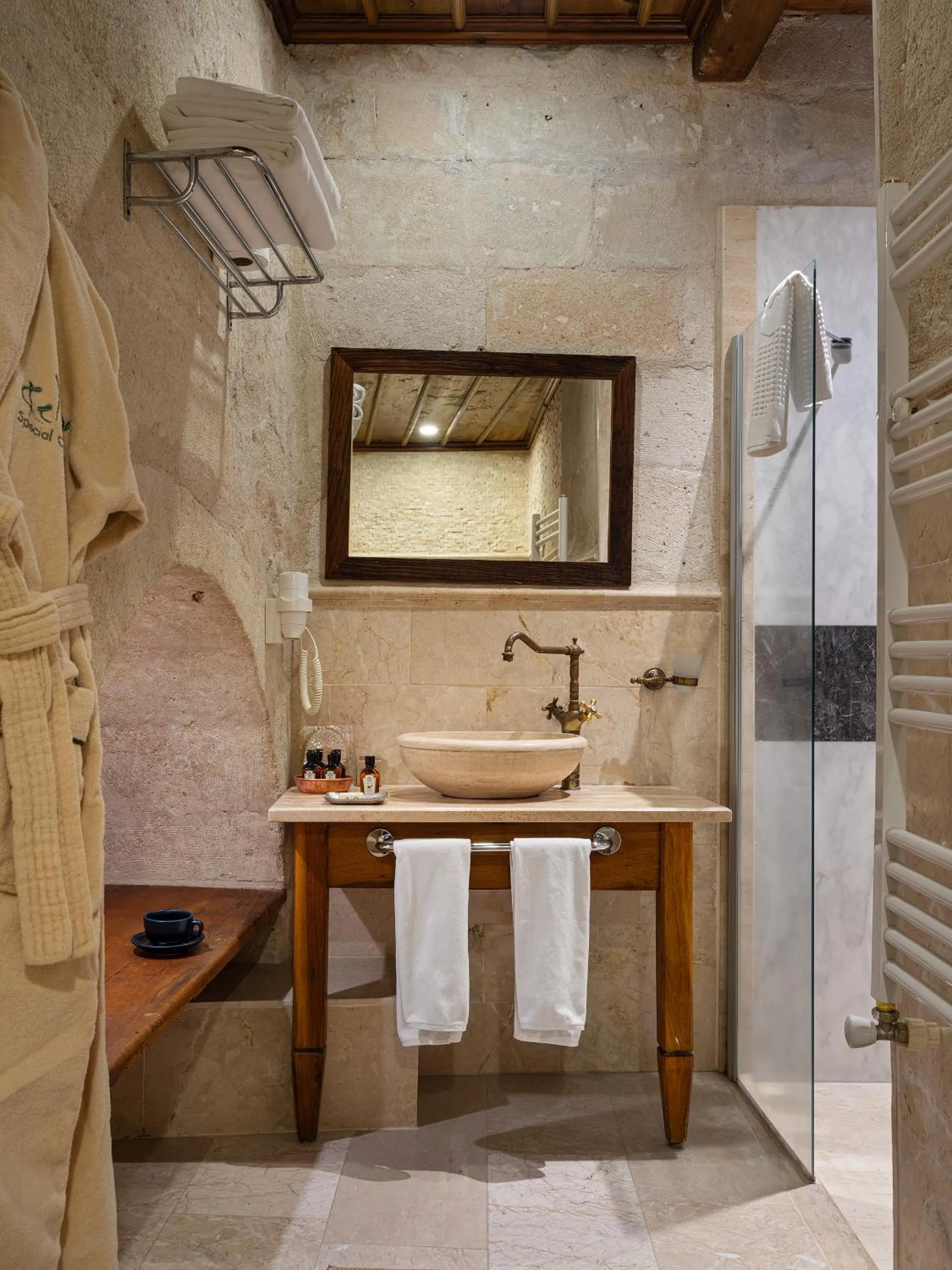 Bathroom in Kelebek Cave Hotel