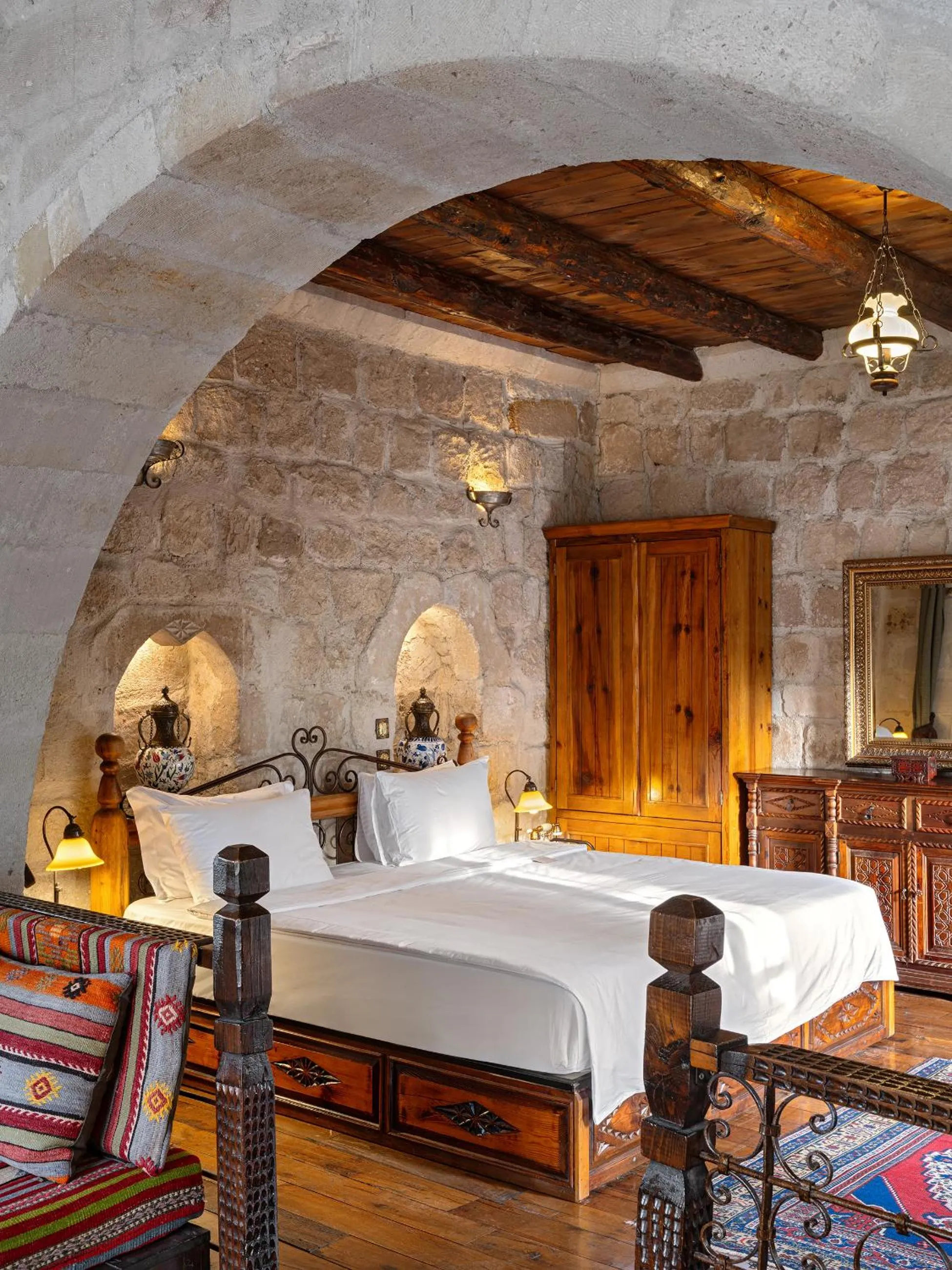 Living room in Kelebek Cave Hotel