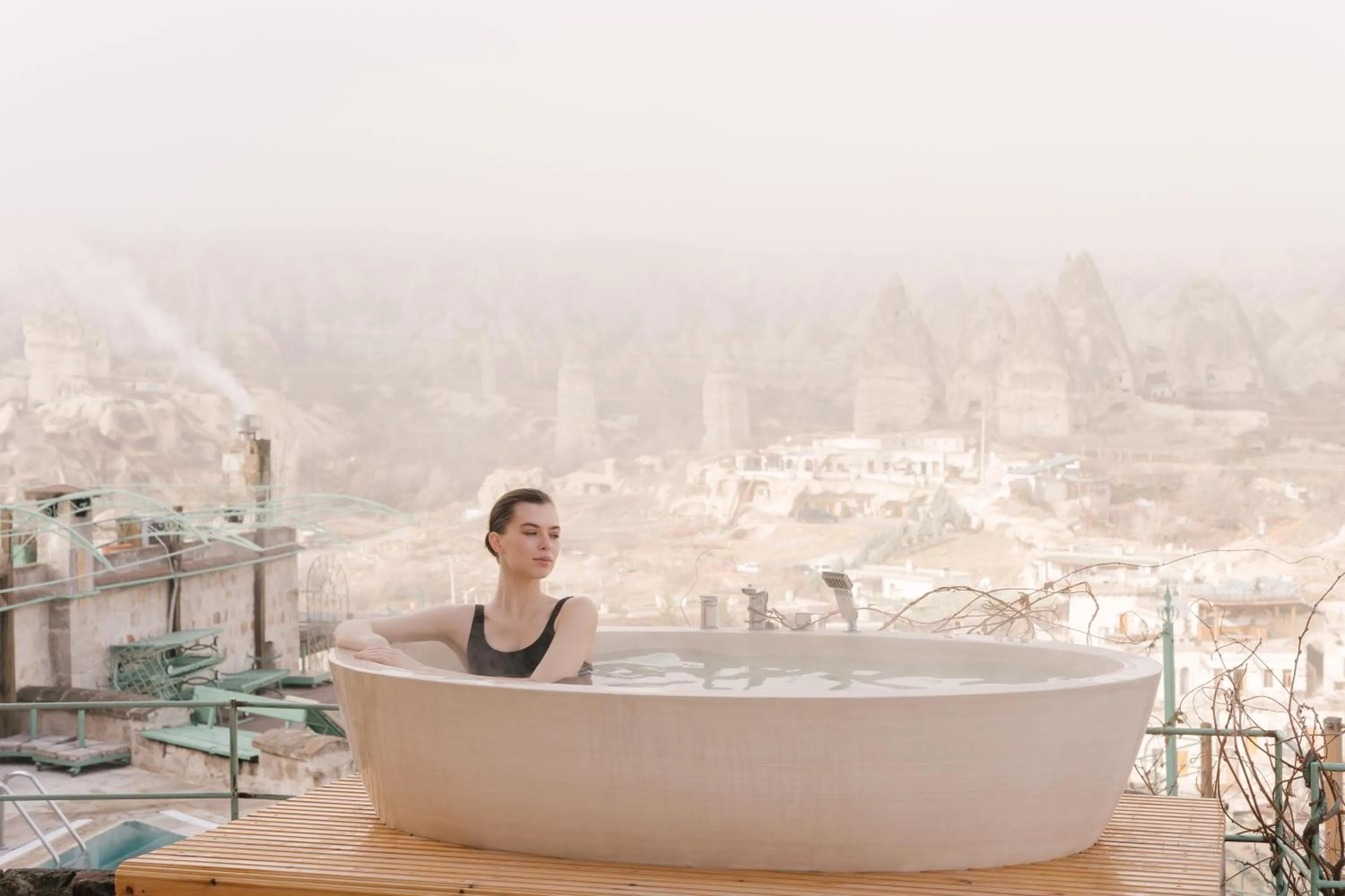 Property building in Kelebek Cave Hotel