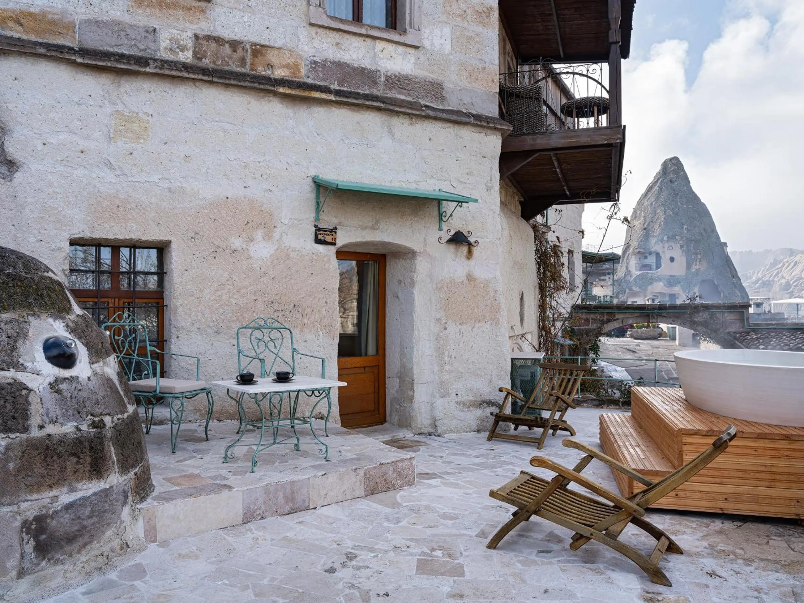 Property building in Kelebek Cave Hotel