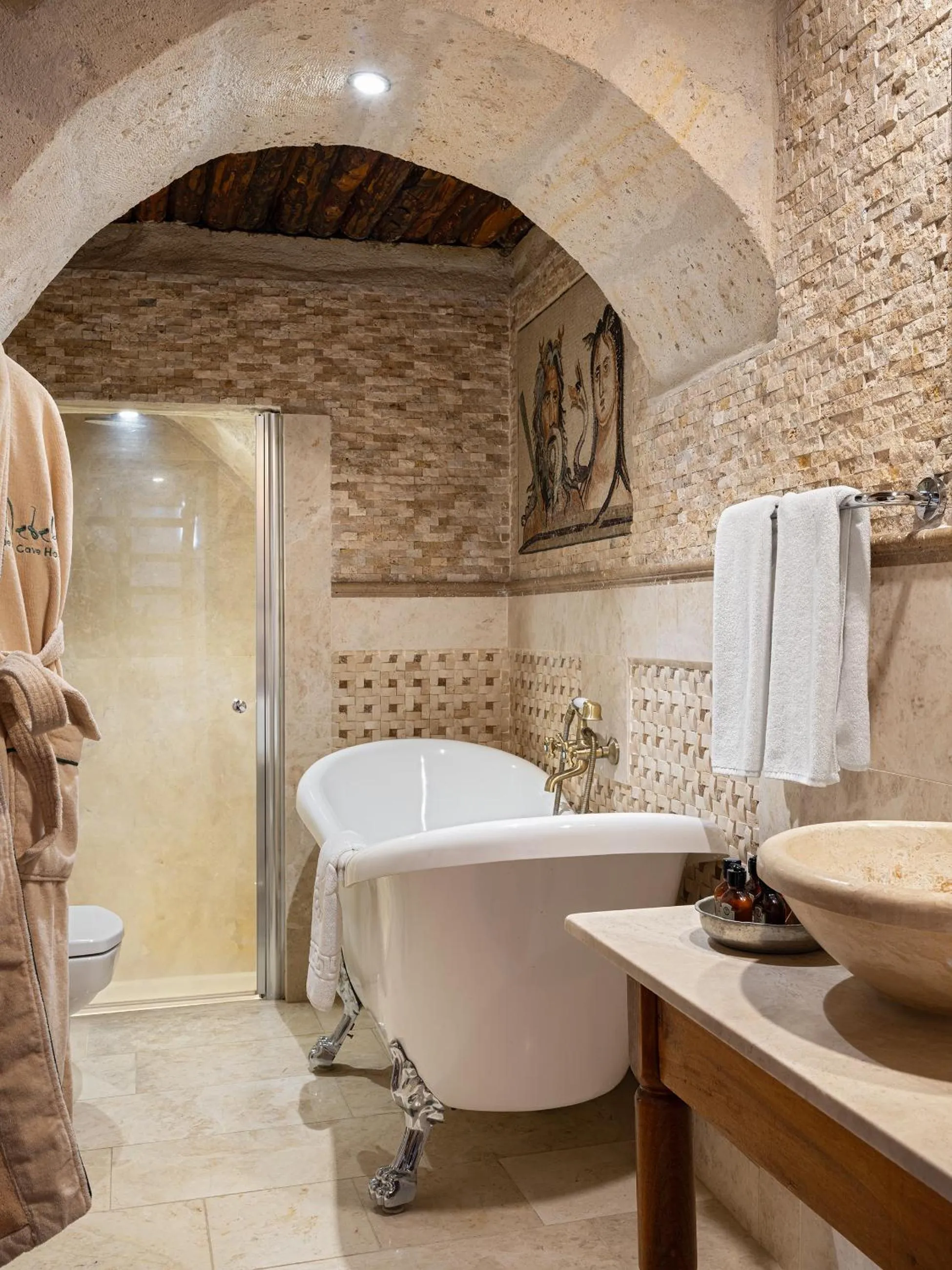 Bathroom in Kelebek Cave Hotel