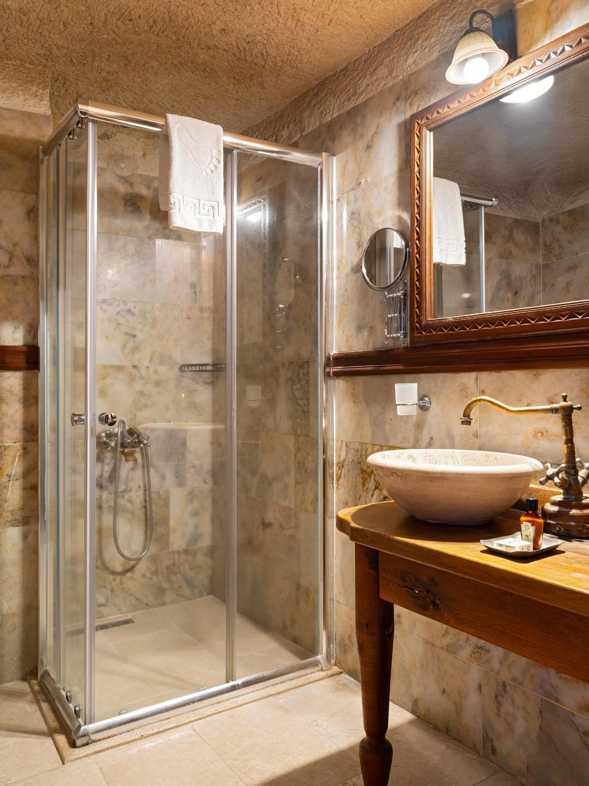 Bathroom in Kelebek Cave Hotel