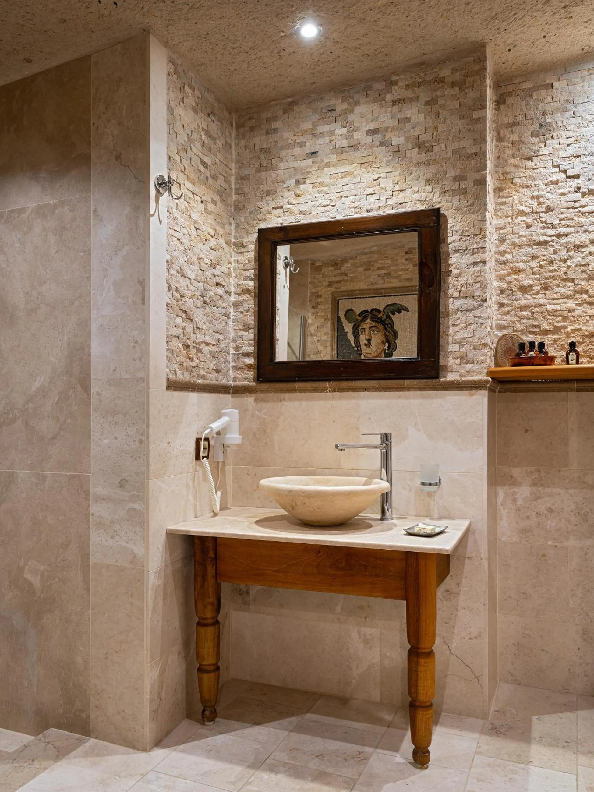 Bathroom in Kelebek Cave Hotel