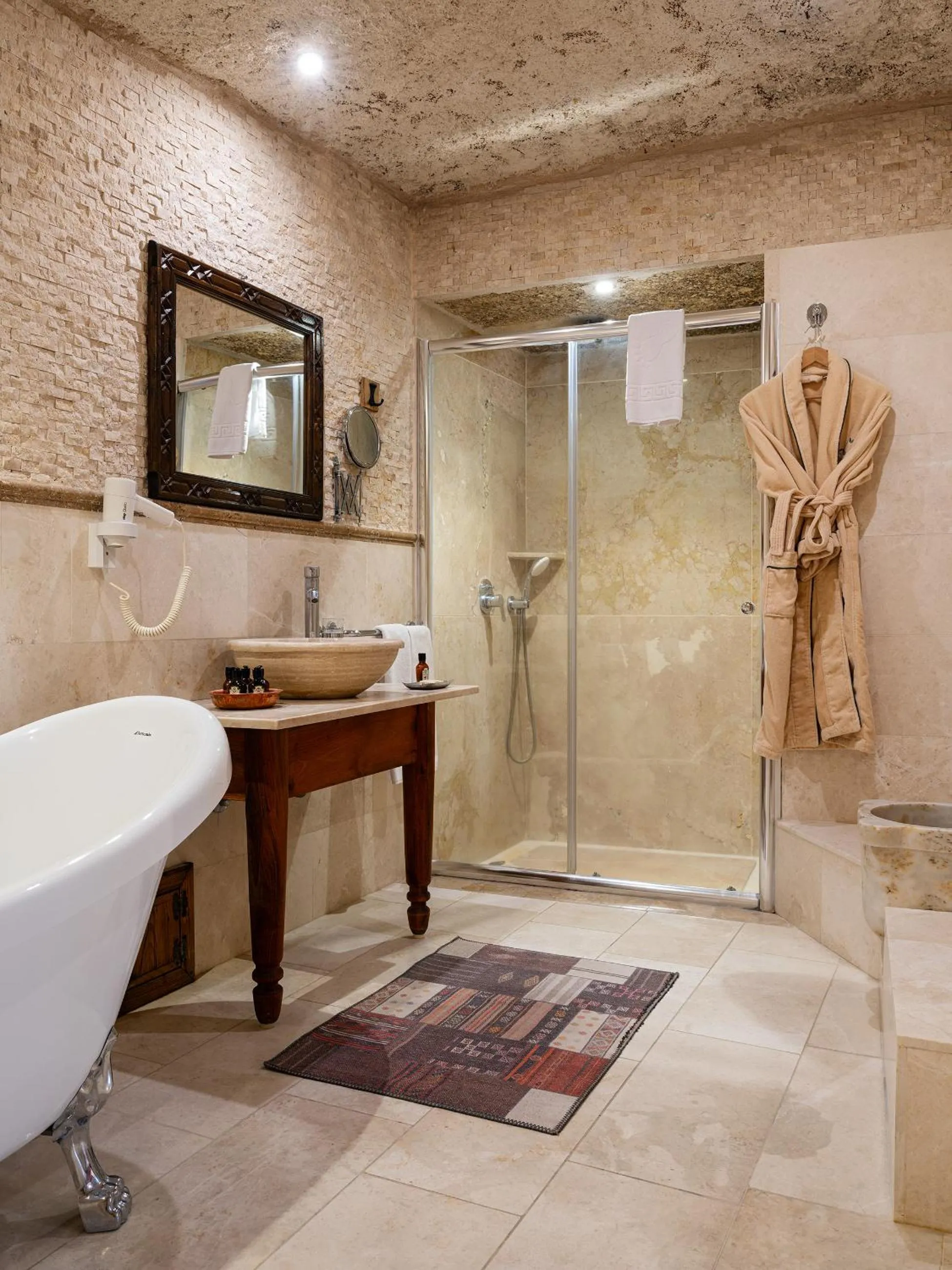 Bathroom in Kelebek Cave Hotel