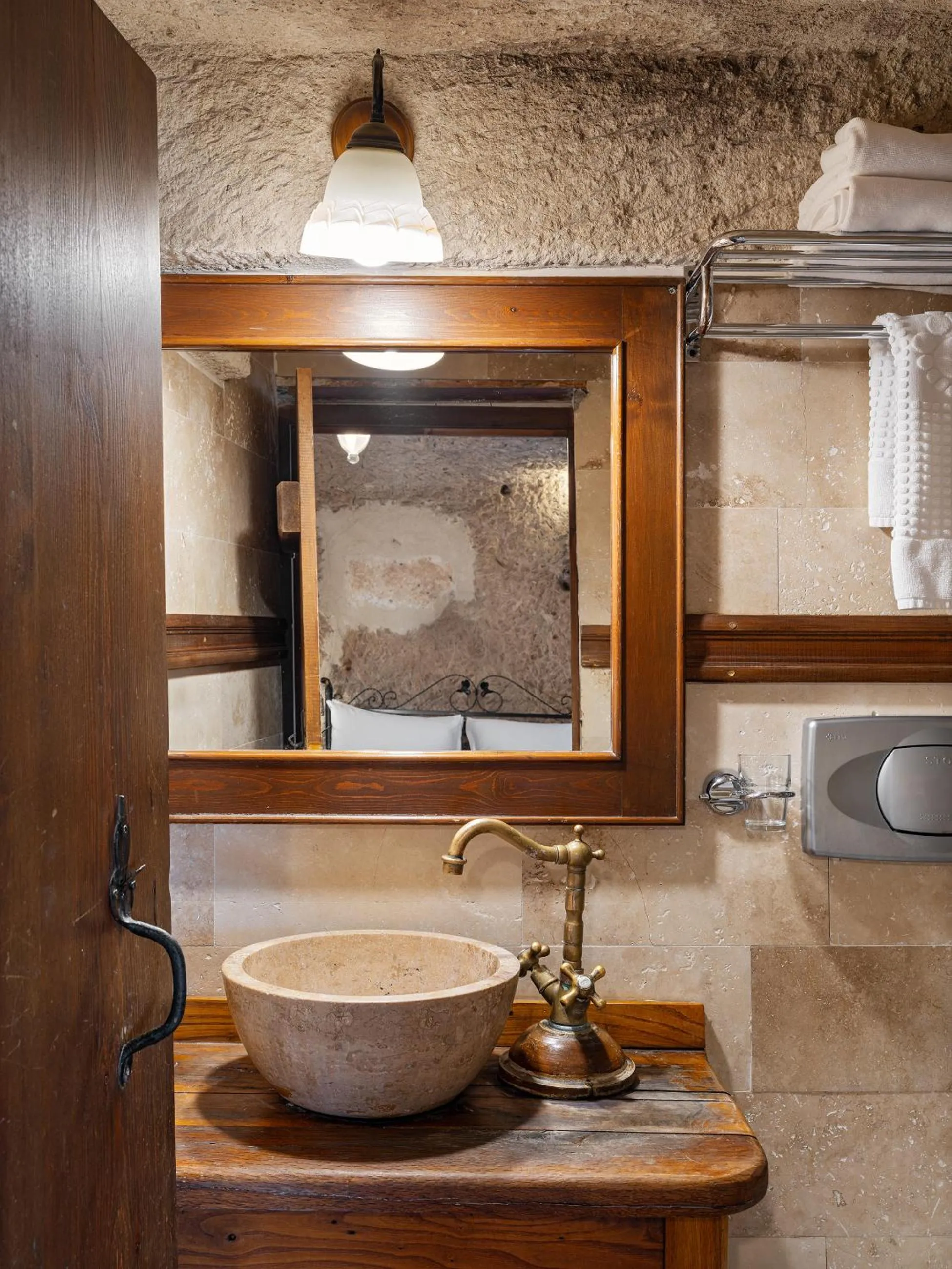 Bathroom in Kelebek Cave Hotel