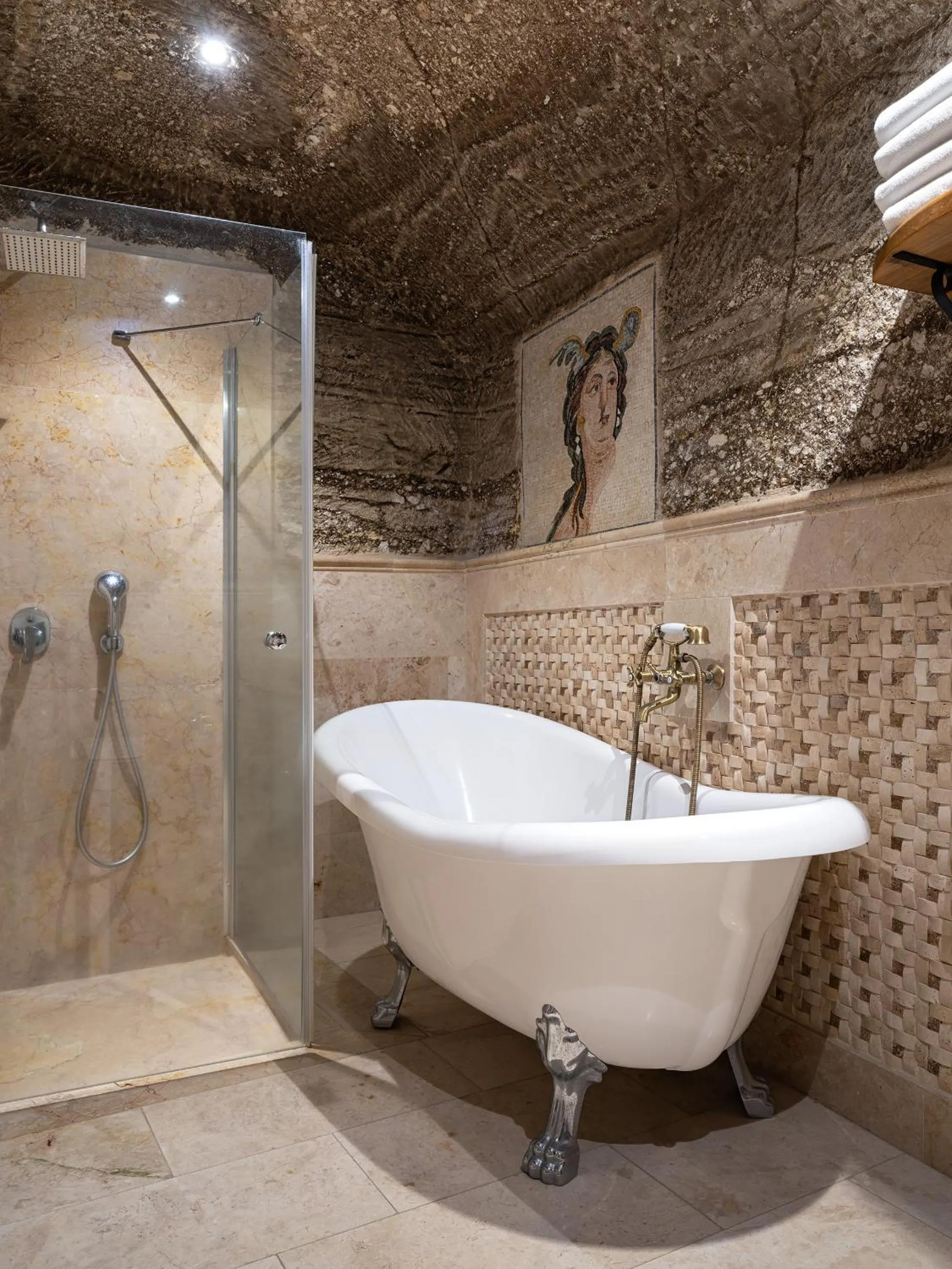 Bathroom in Kelebek Cave Hotel