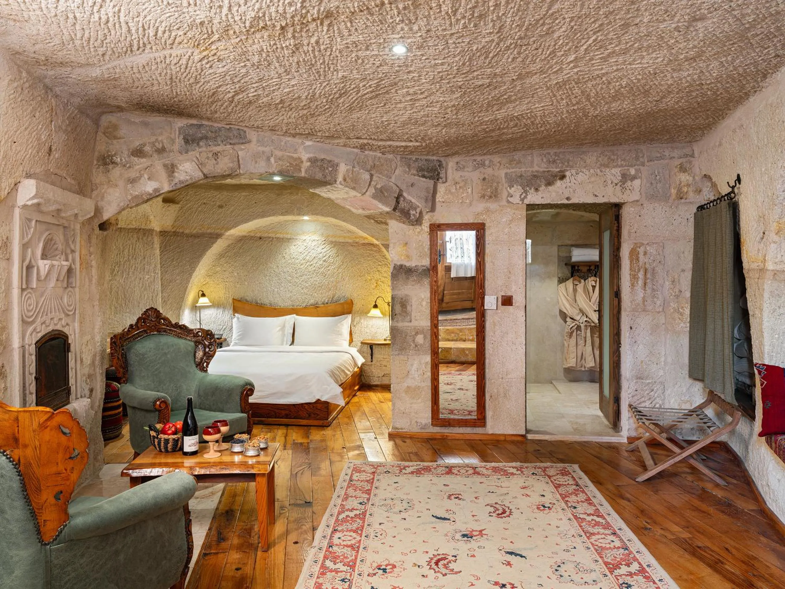 Photo of the whole room, Bed in Kelebek Cave Hotel