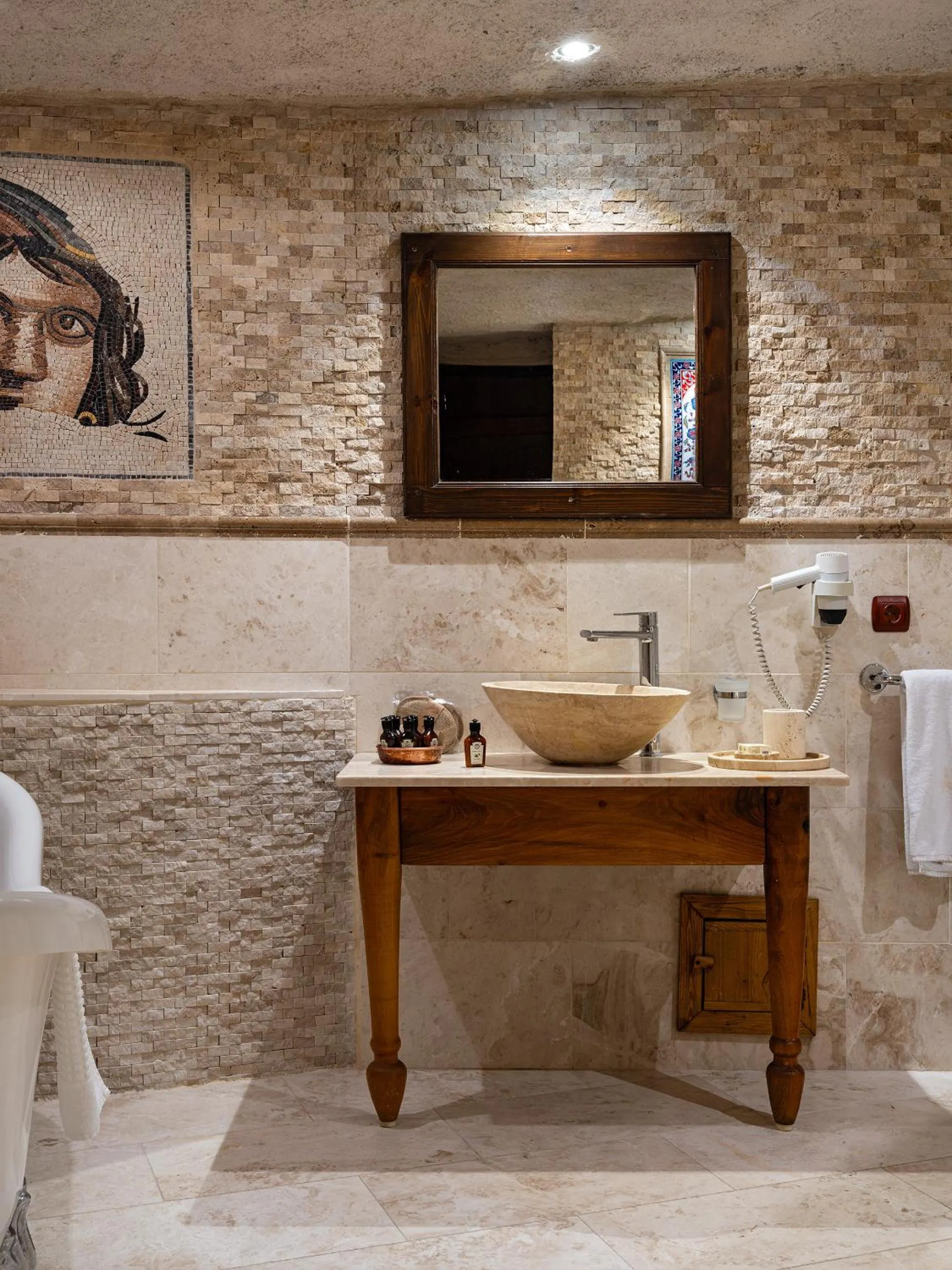 Bathroom in Kelebek Cave Hotel