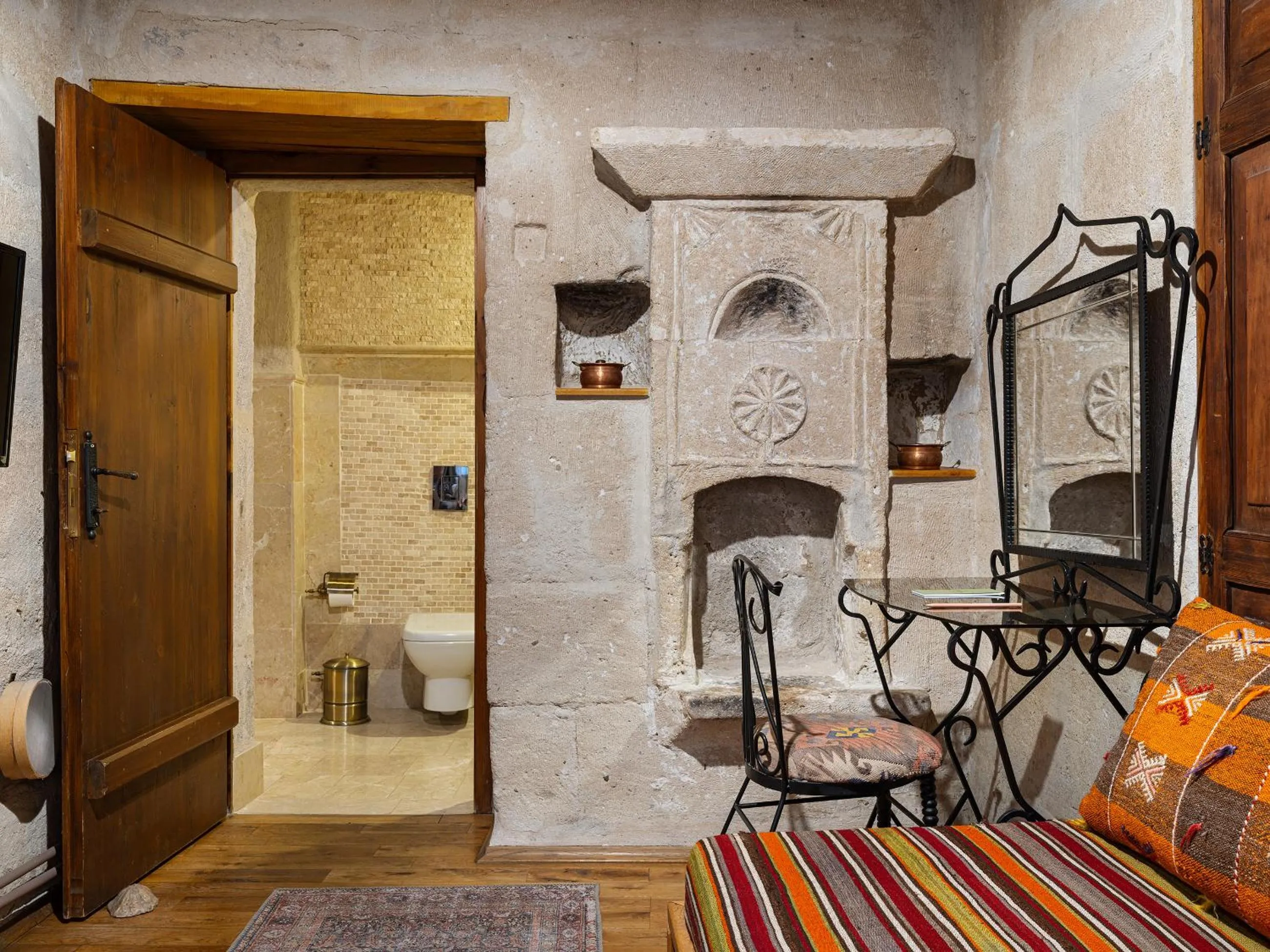 Bathroom in Kelebek Cave Hotel