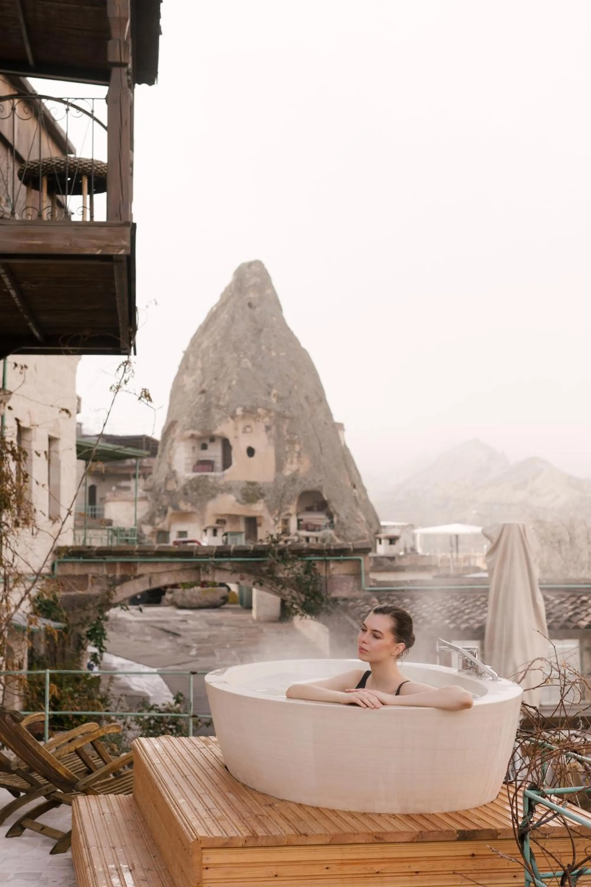 Property building in Kelebek Cave Hotel