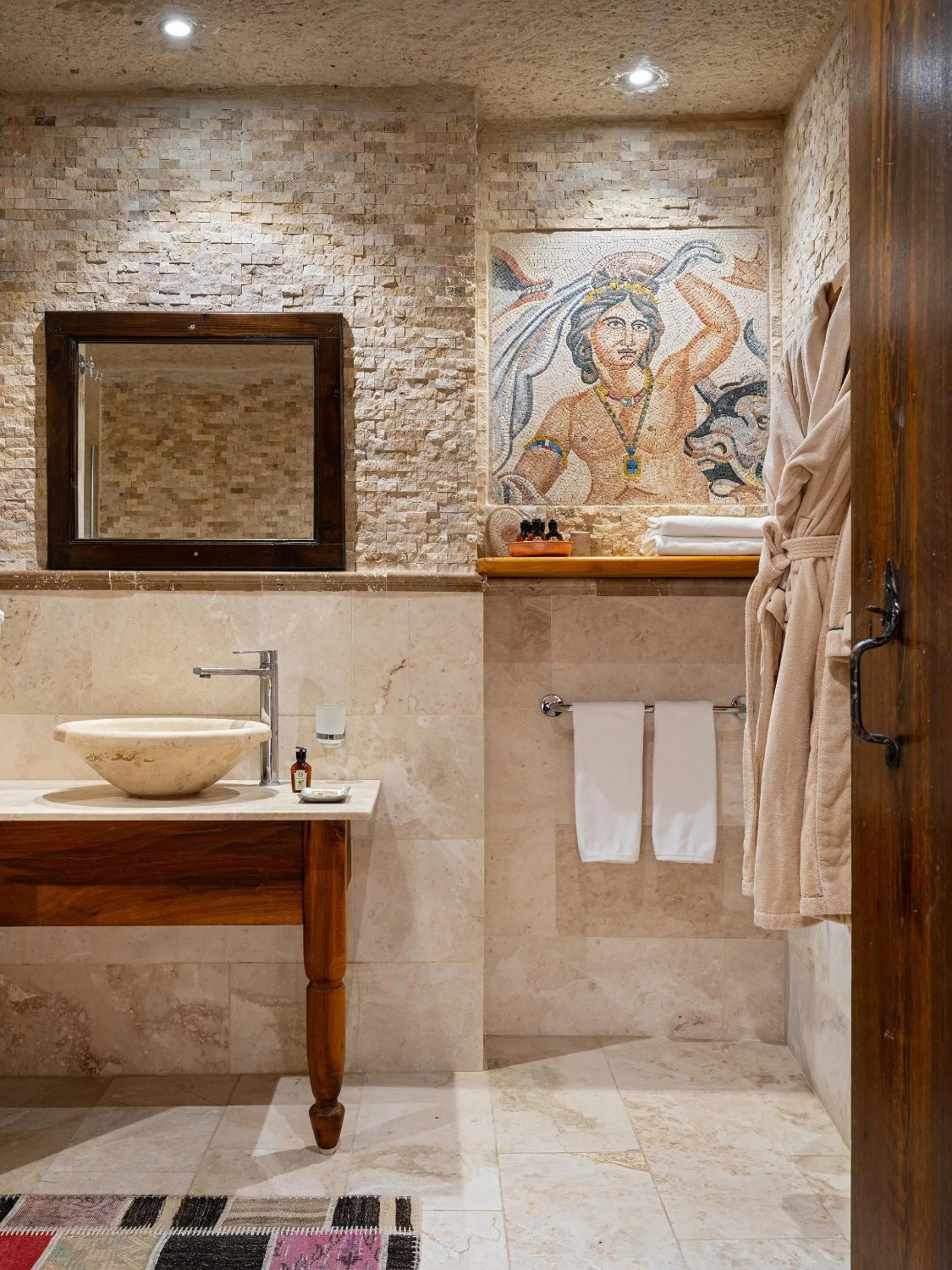 Bathroom in Kelebek Cave Hotel