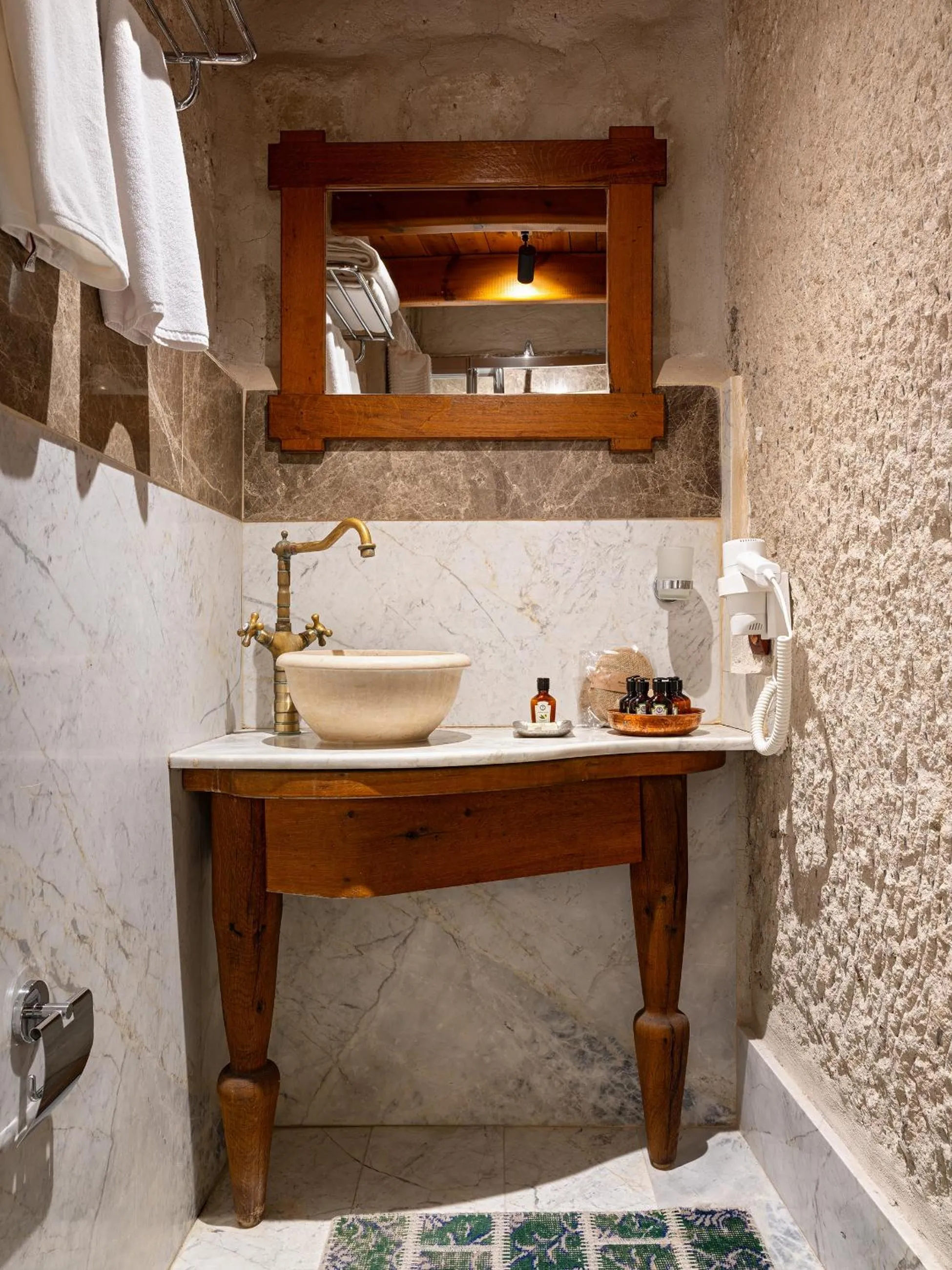 Bathroom in Kelebek Cave Hotel