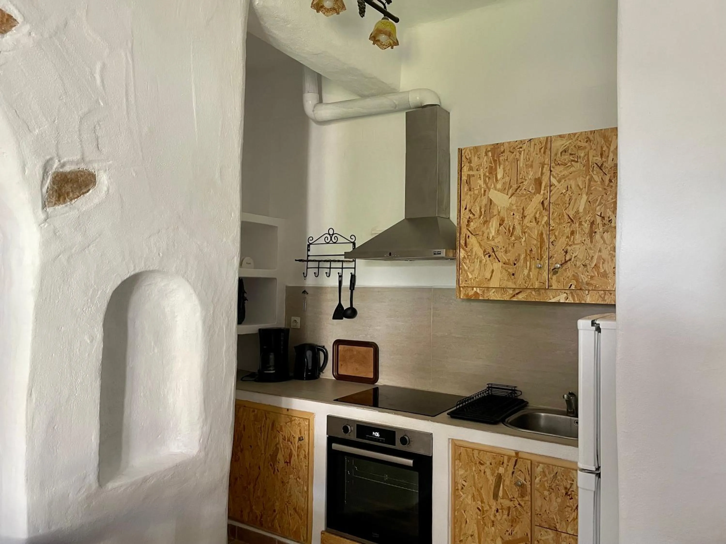 Kitchen or kitchenette in Atlazia Suites