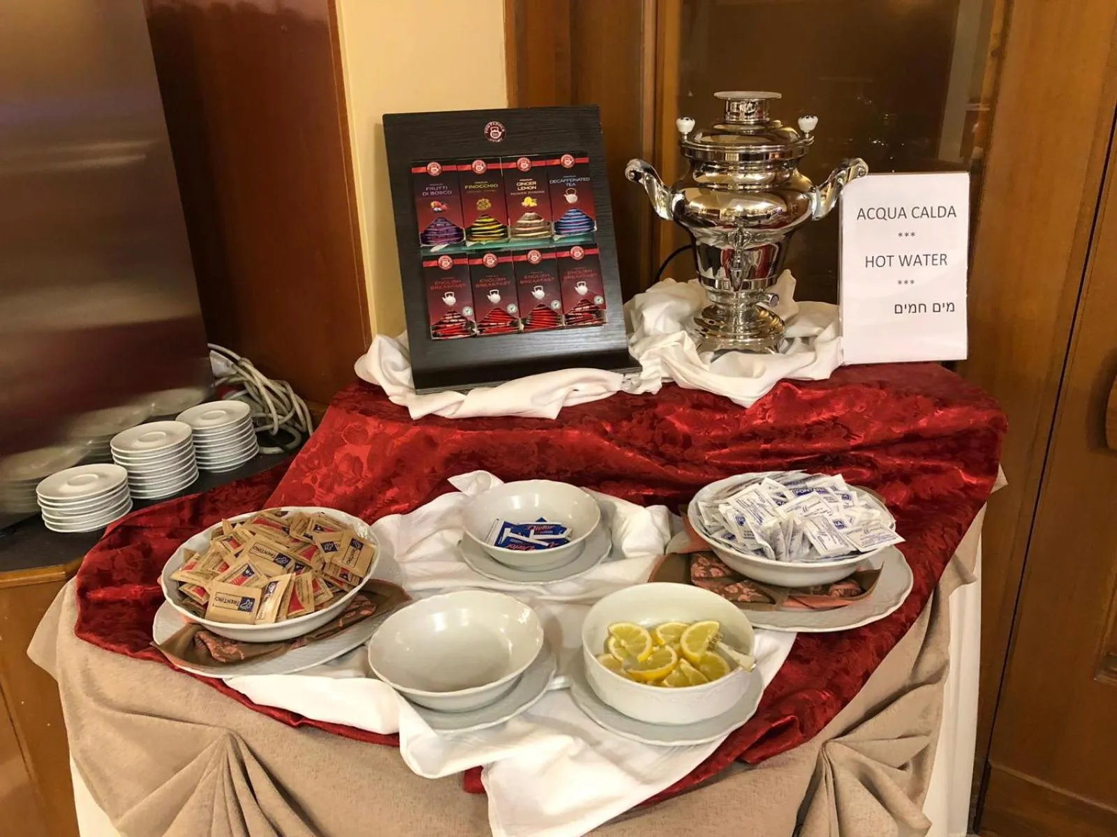 Continental breakfast in Grand Hotel Miramonti