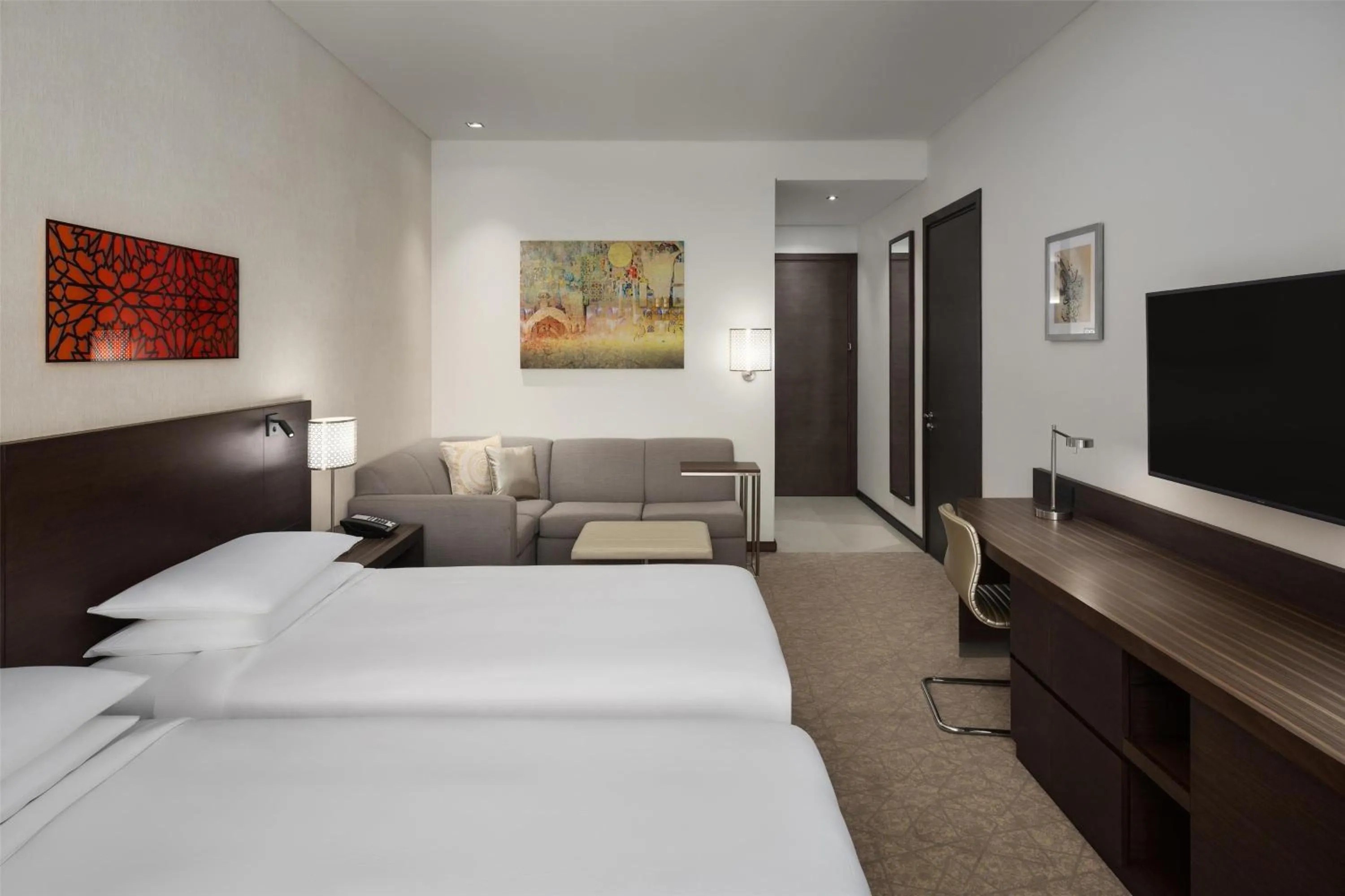 Bedroom, Bed in Hyatt Place Riyadh Sulaimania