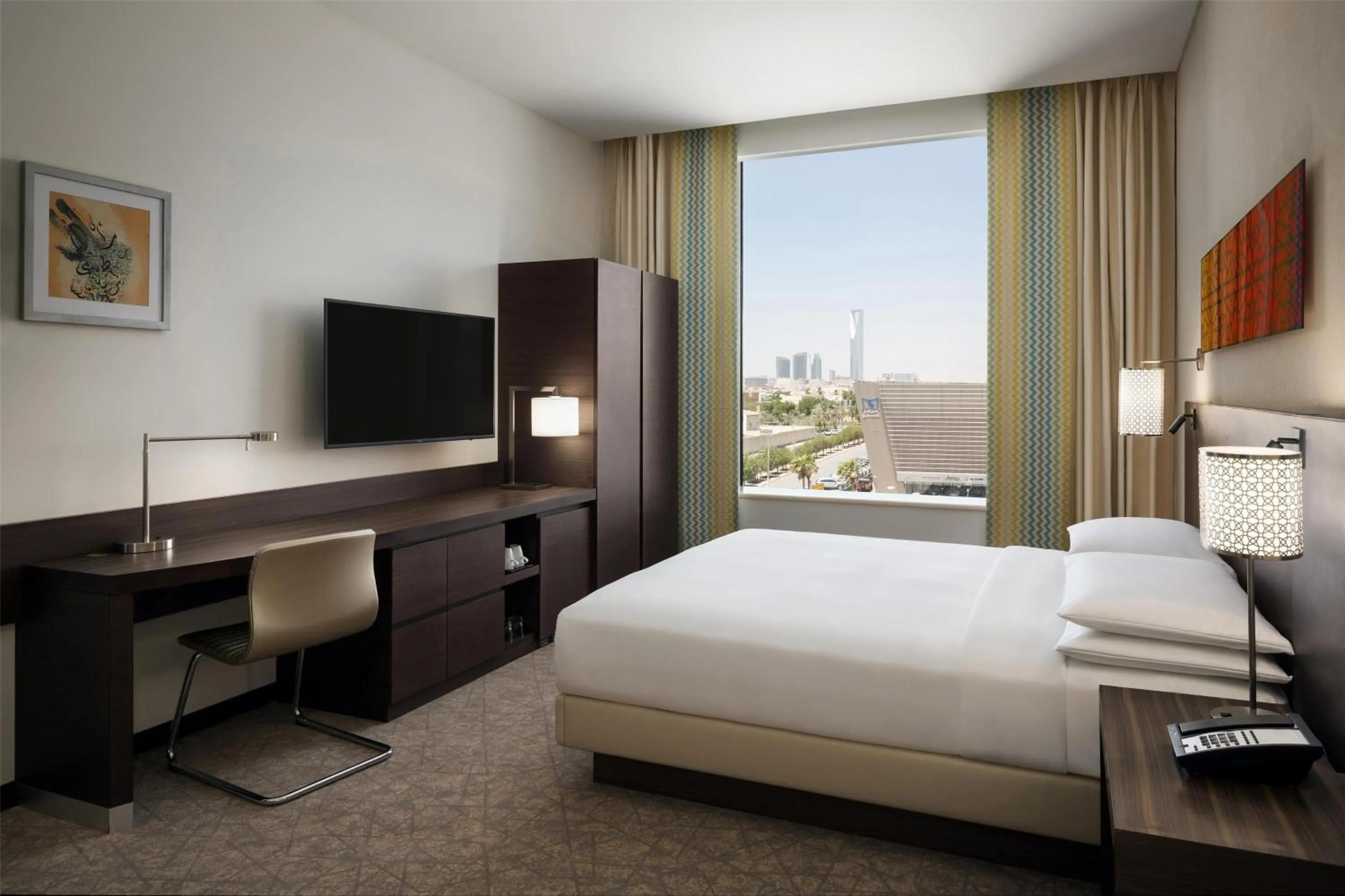 Bedroom, Bed in Hyatt Place Riyadh Sulaimania