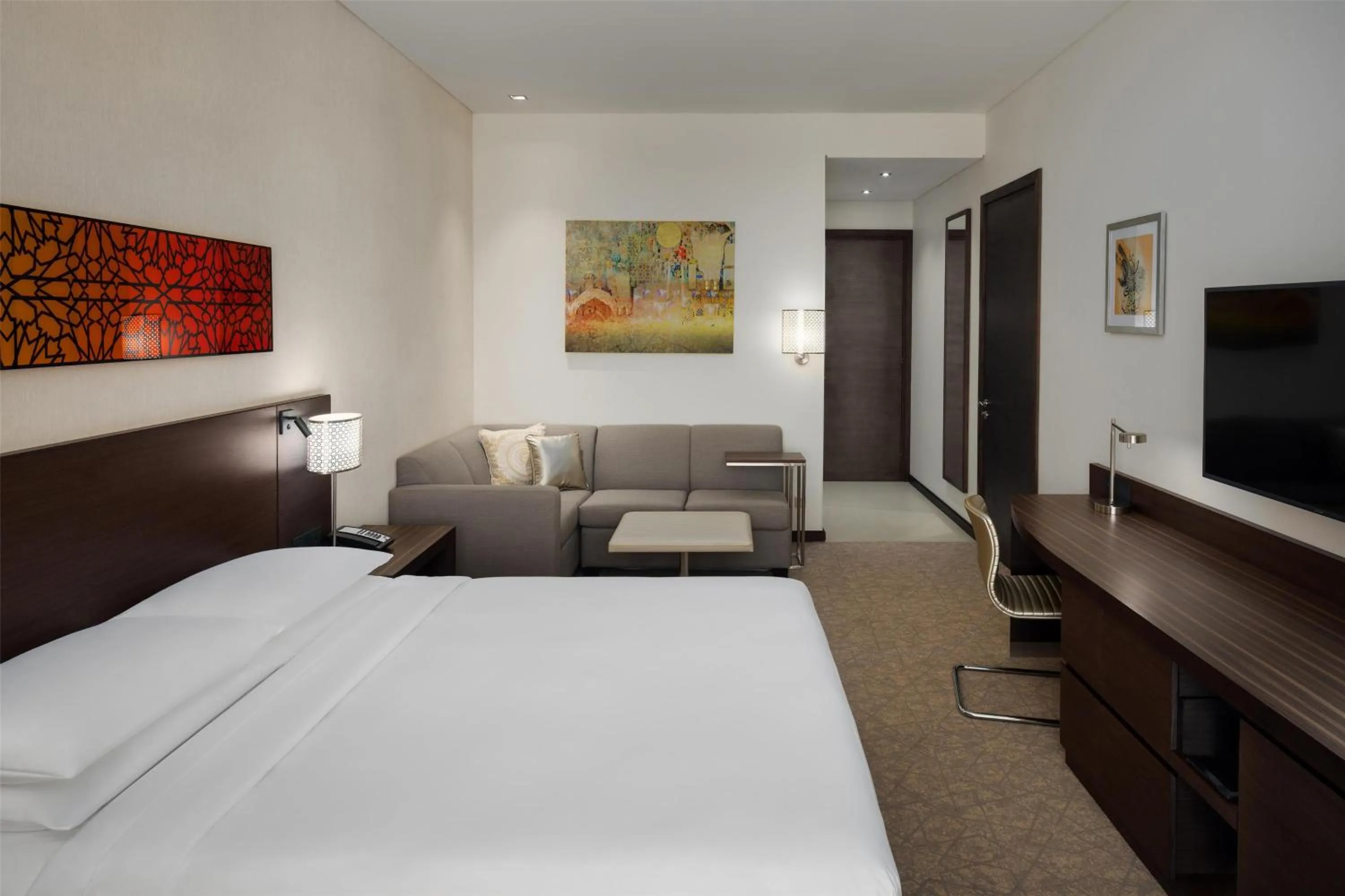 Bedroom, Bed in Hyatt Place Riyadh Sulaimania