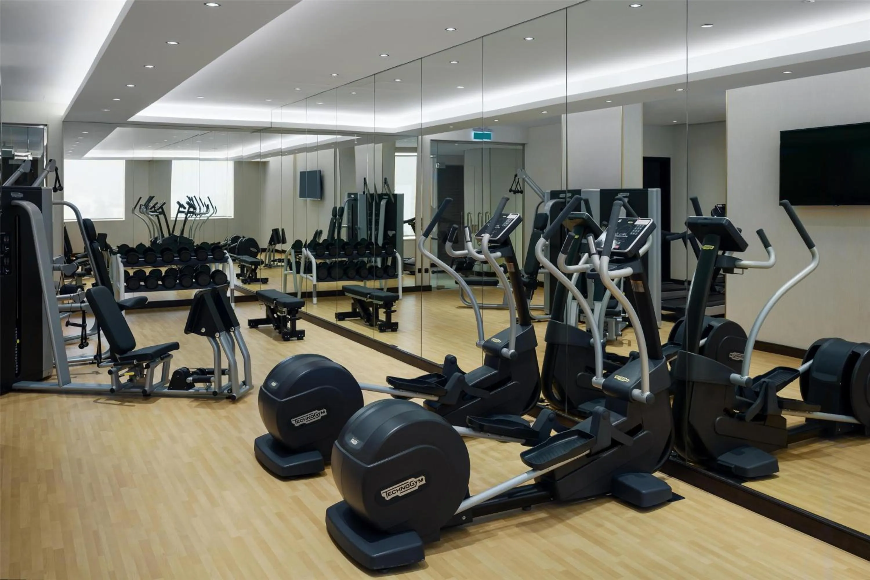 Fitness centre/facilities in Hyatt Place Riyadh Sulaimania