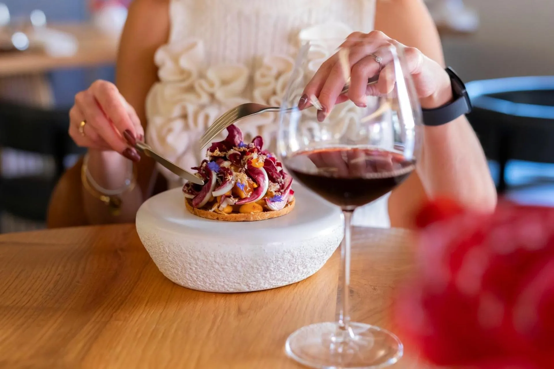 Food close-up in Ca' Bonfadini Historic Experience