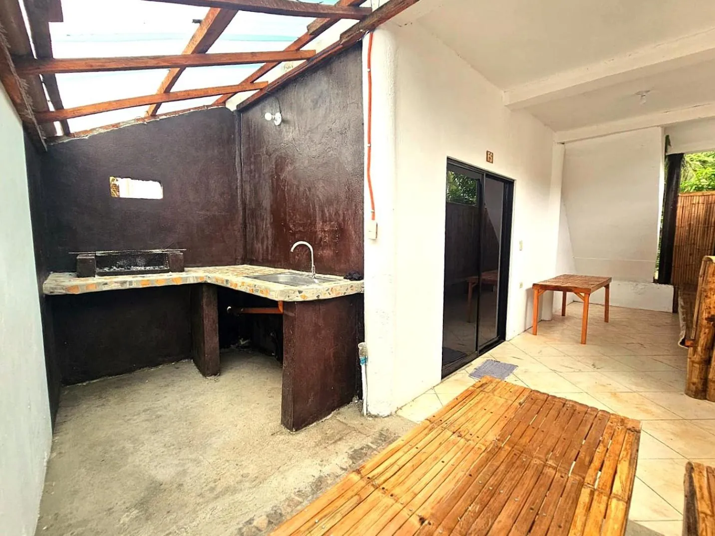 Balcony/Terrace in Big BamBoo Beach Resort Sipalay