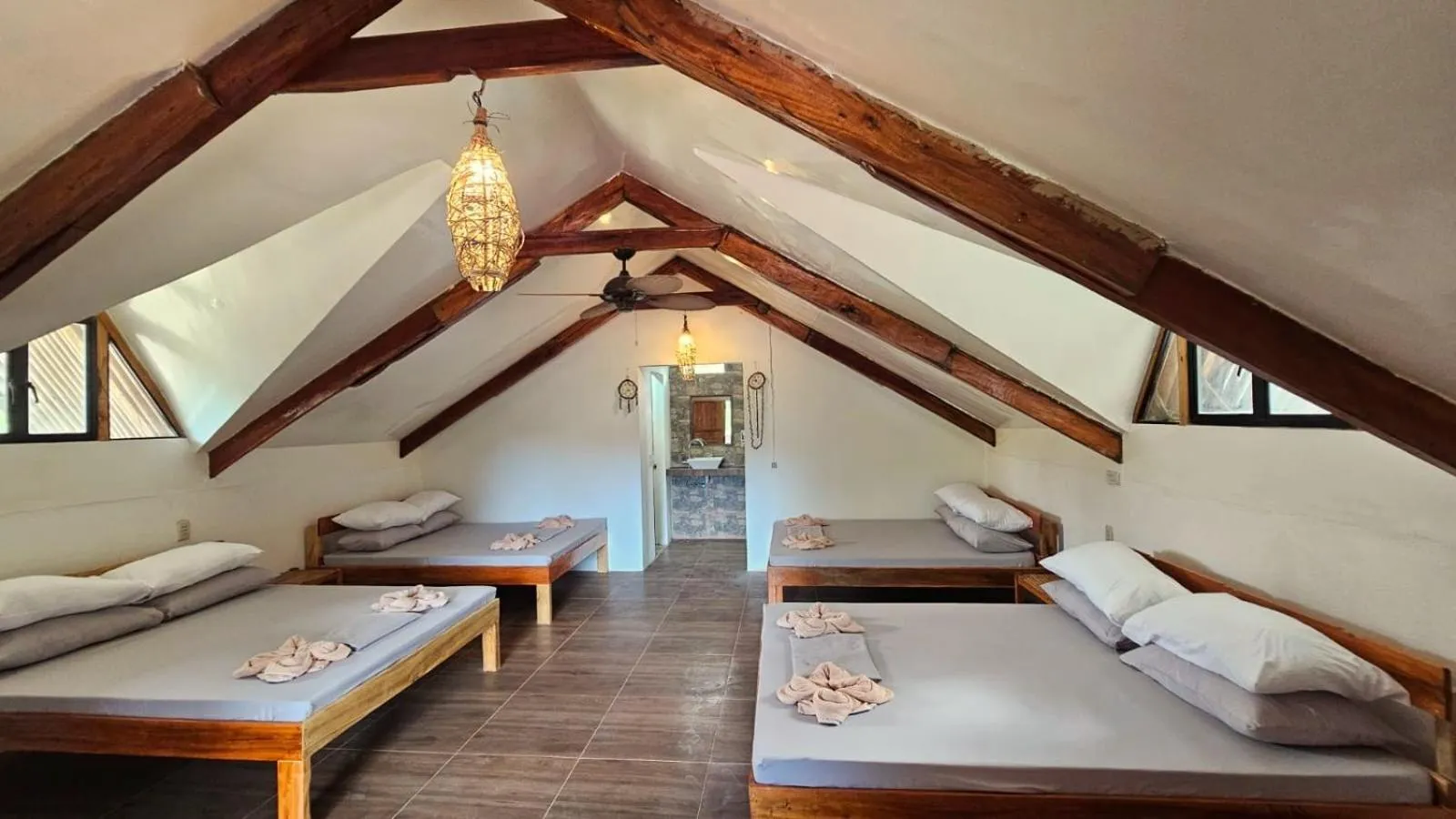 Bed in Big BamBoo Beach Resort Sipalay