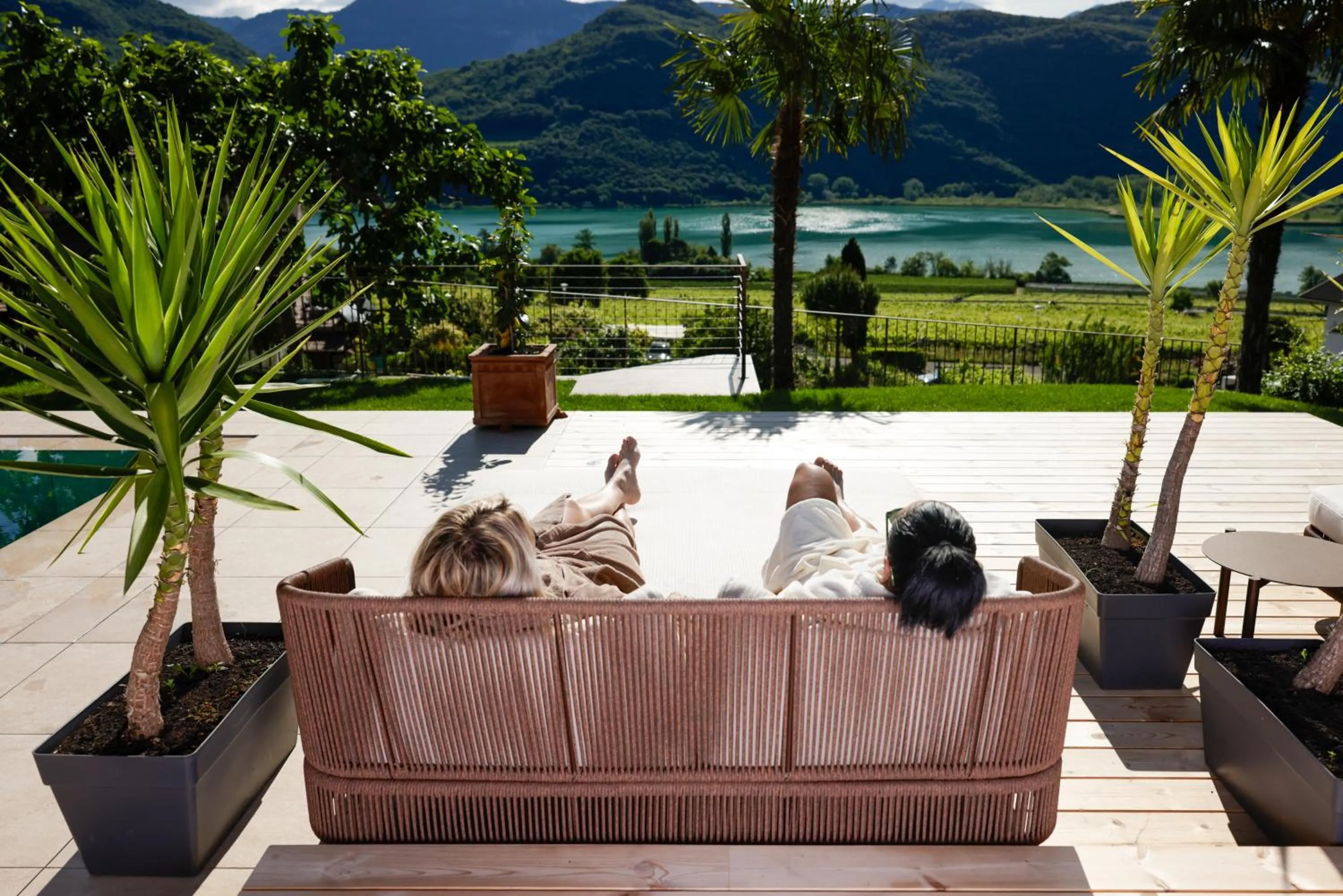 Swimming pool in Hotel Haus am Hang