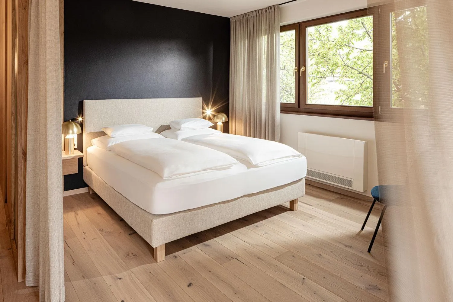 Bed in Hotel Haus am Hang