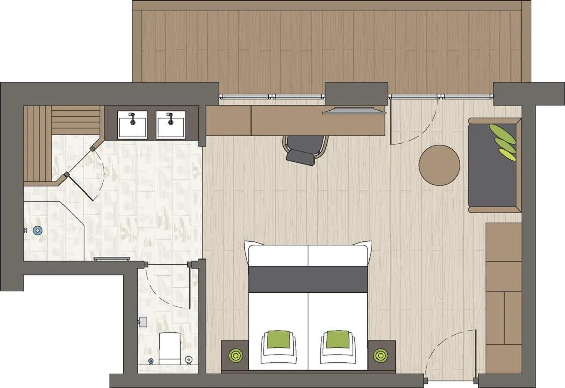 Floor plan in Alpine Resort Goies Superior