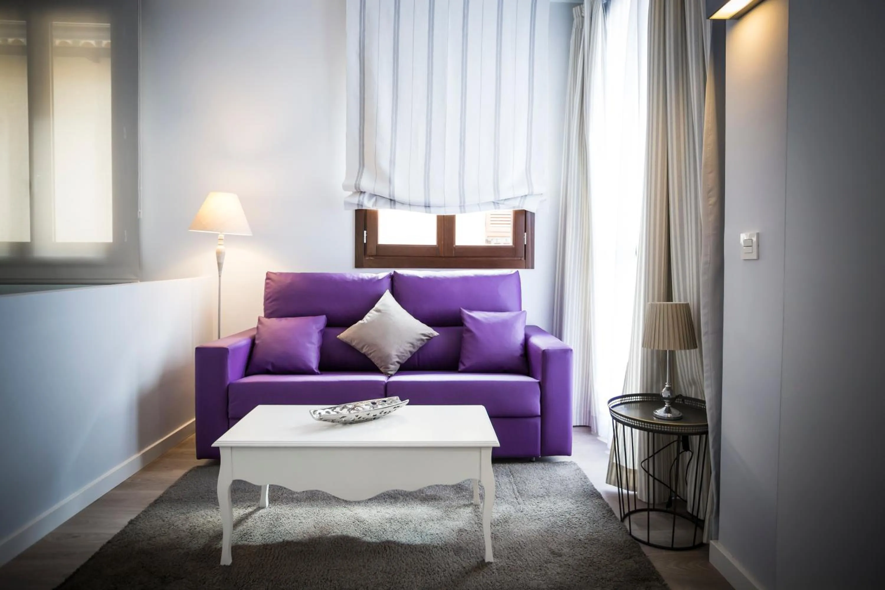 Living room in La Casa de la Trinidad Suites