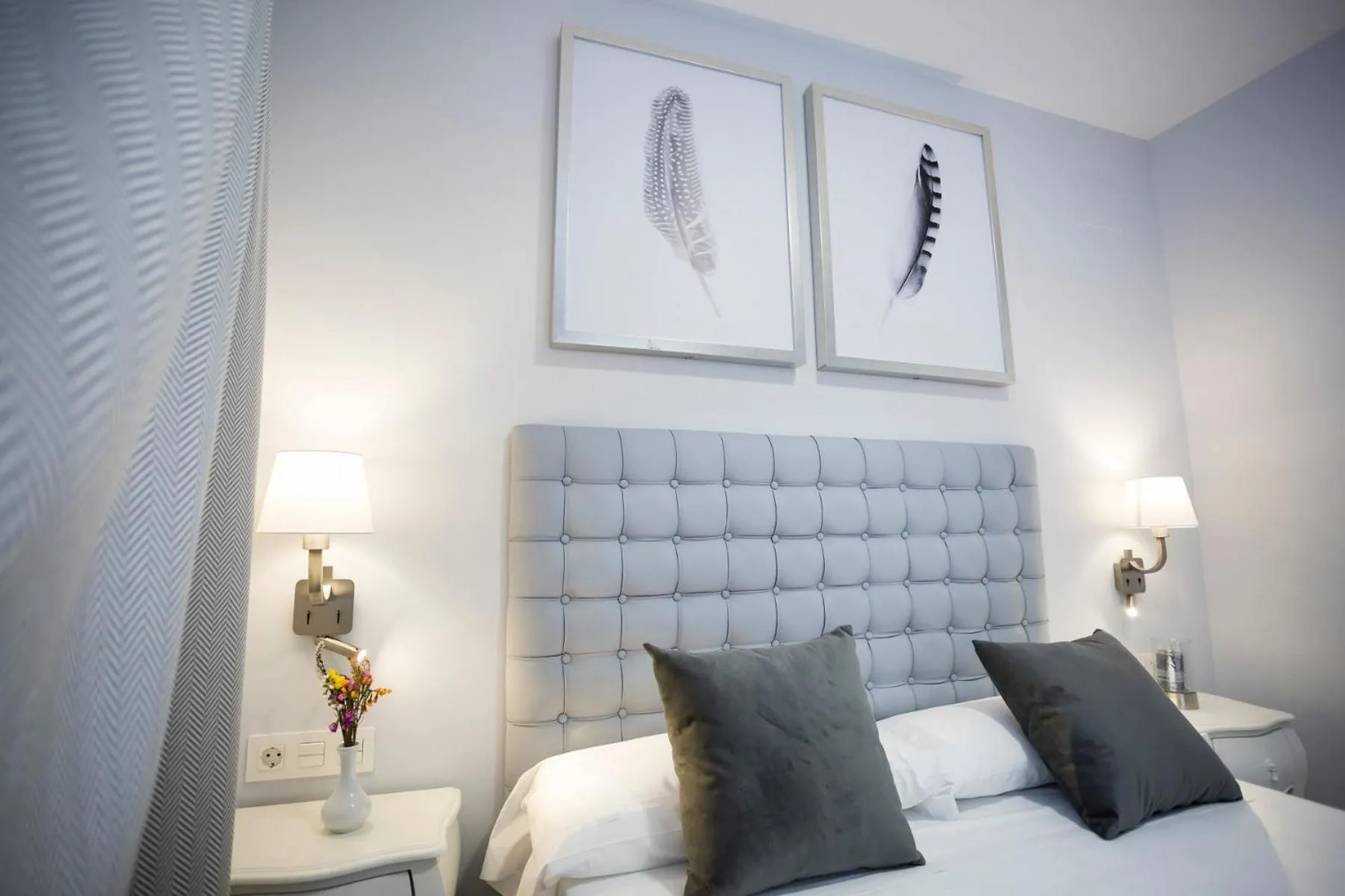 Decorative detail, Bed in La Casa de la Trinidad Suites