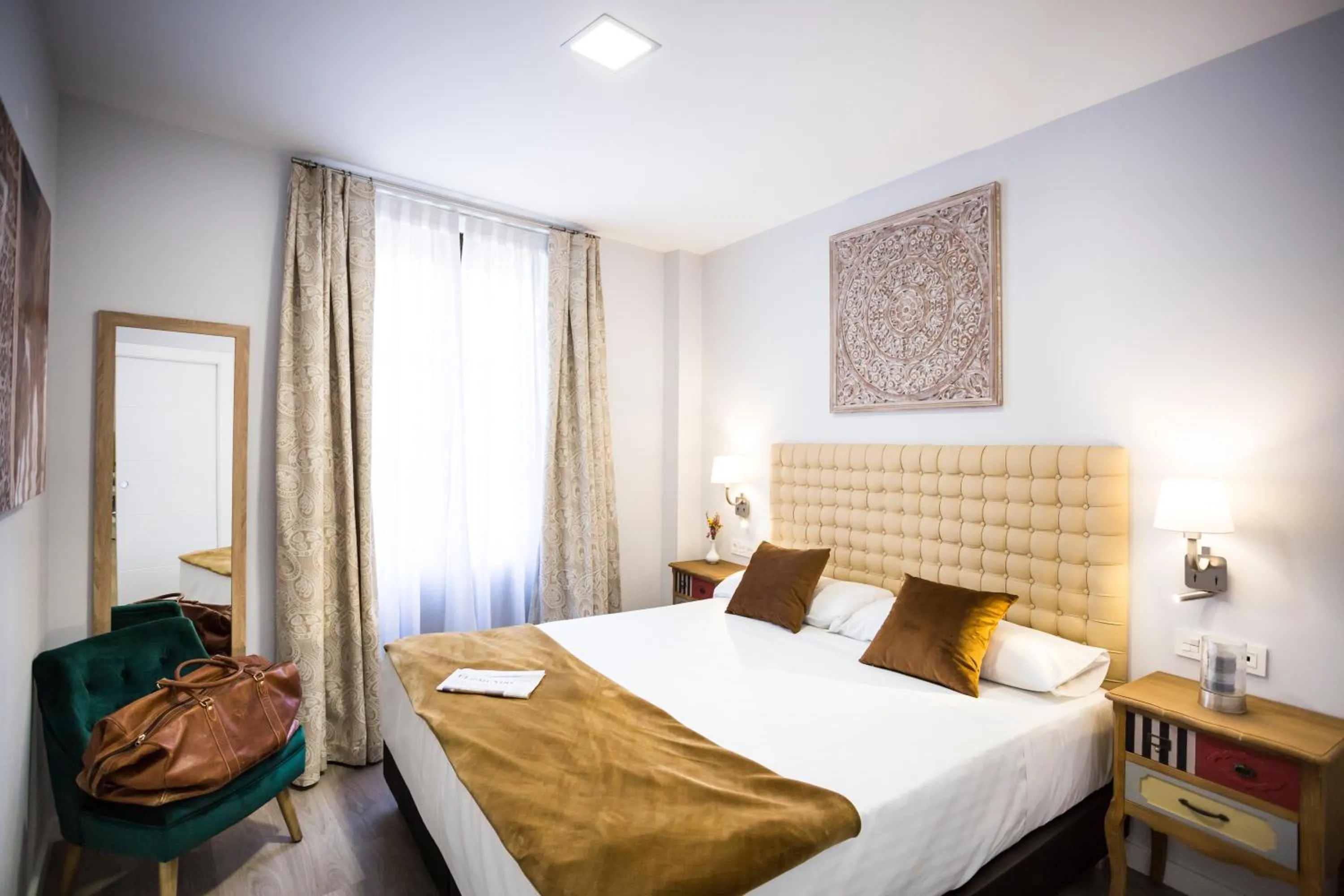 Bedroom, Bed in La Casa de la Trinidad Suites