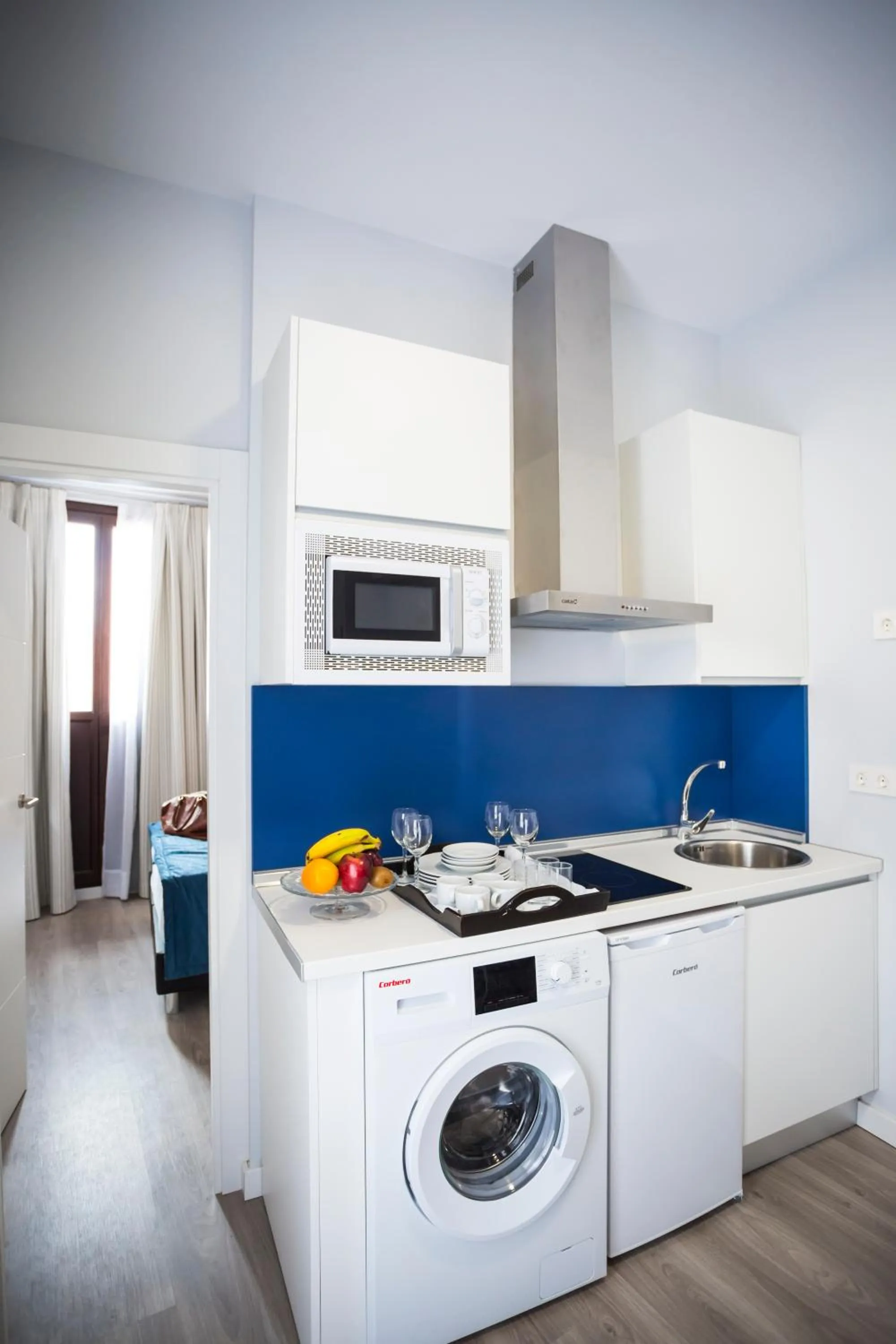 Kitchen or kitchenette in La Casa de la Trinidad Suites