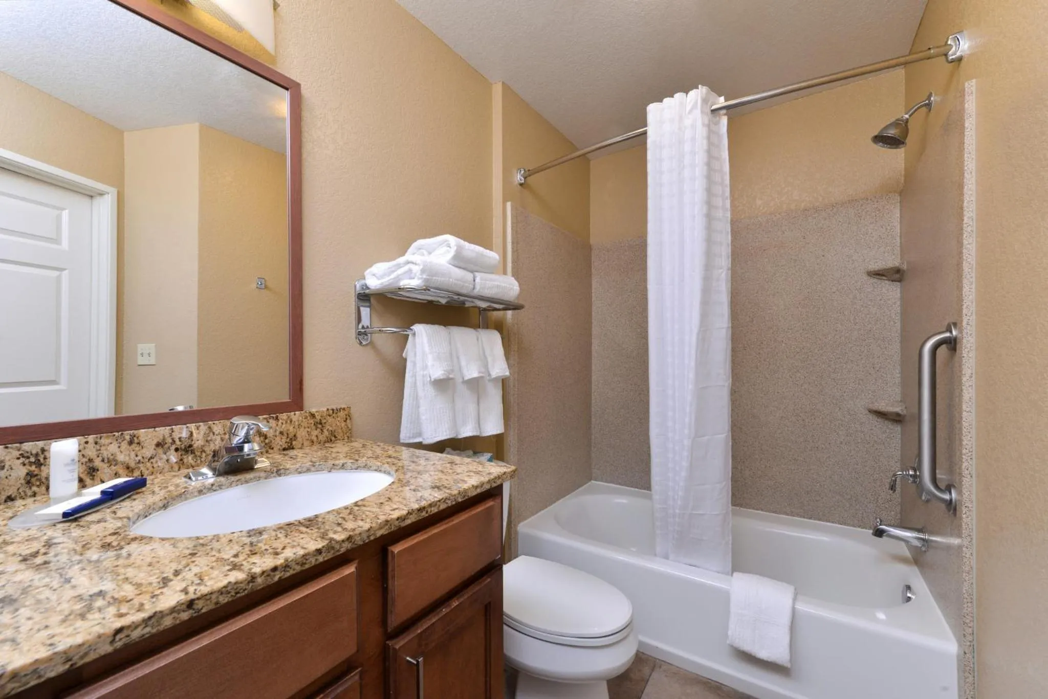 Bathroom in Candlewood Suites Turlock by IHG
