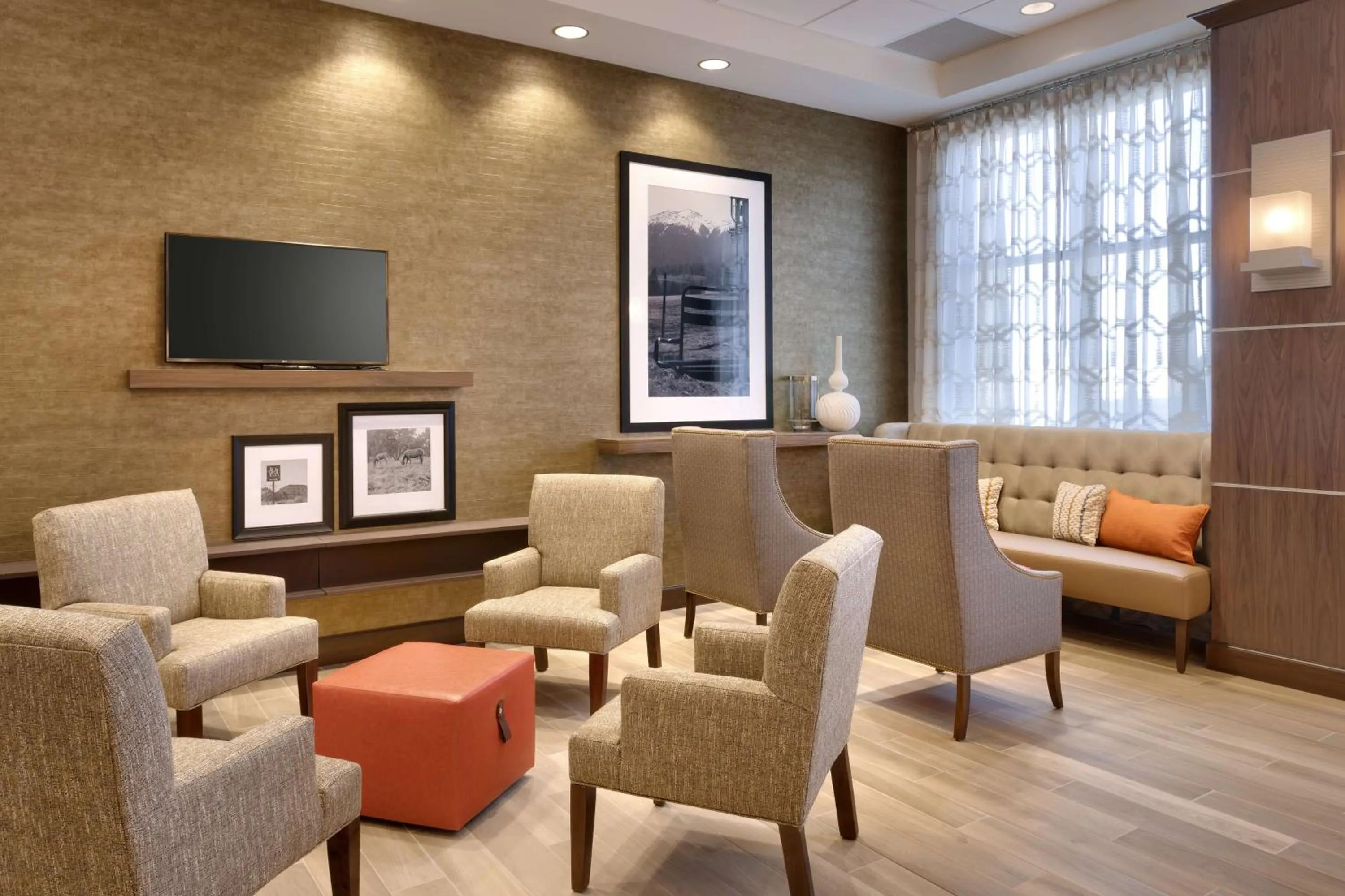 Lobby or reception in Hampton Inn & Suites Rexburg