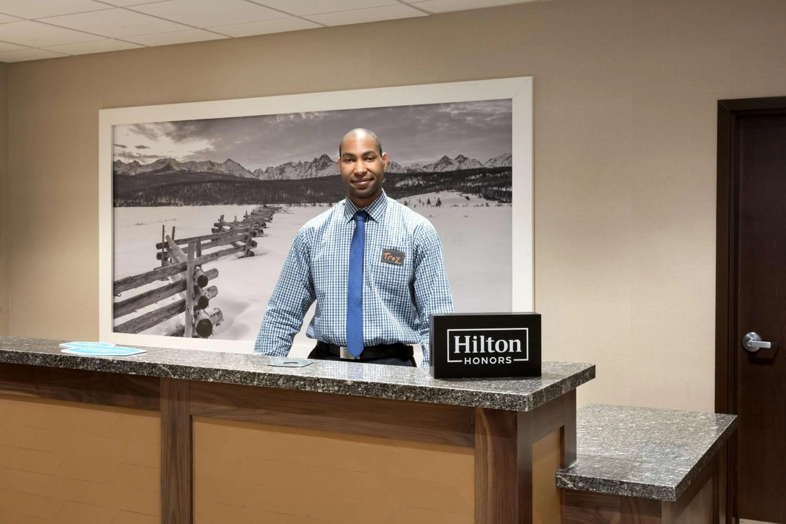 Lobby or reception in Hampton Inn & Suites Rexburg
