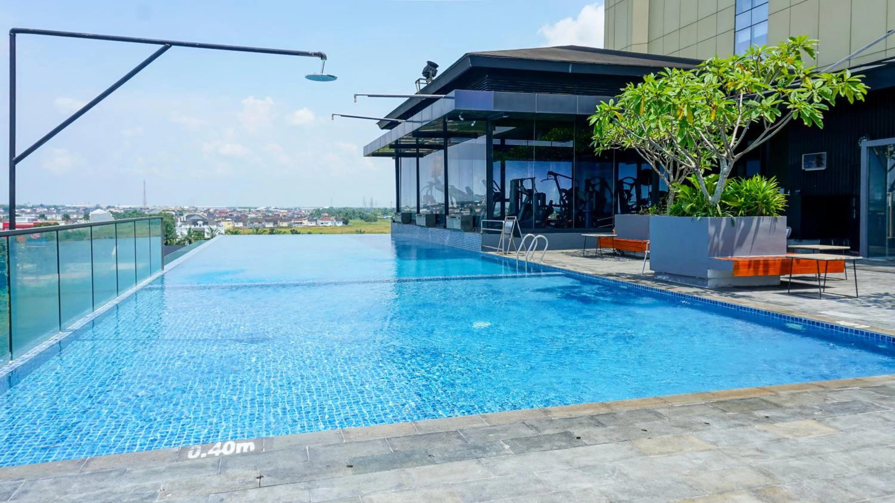 Swimming pool in Wyndham Opi Hotel Palembang