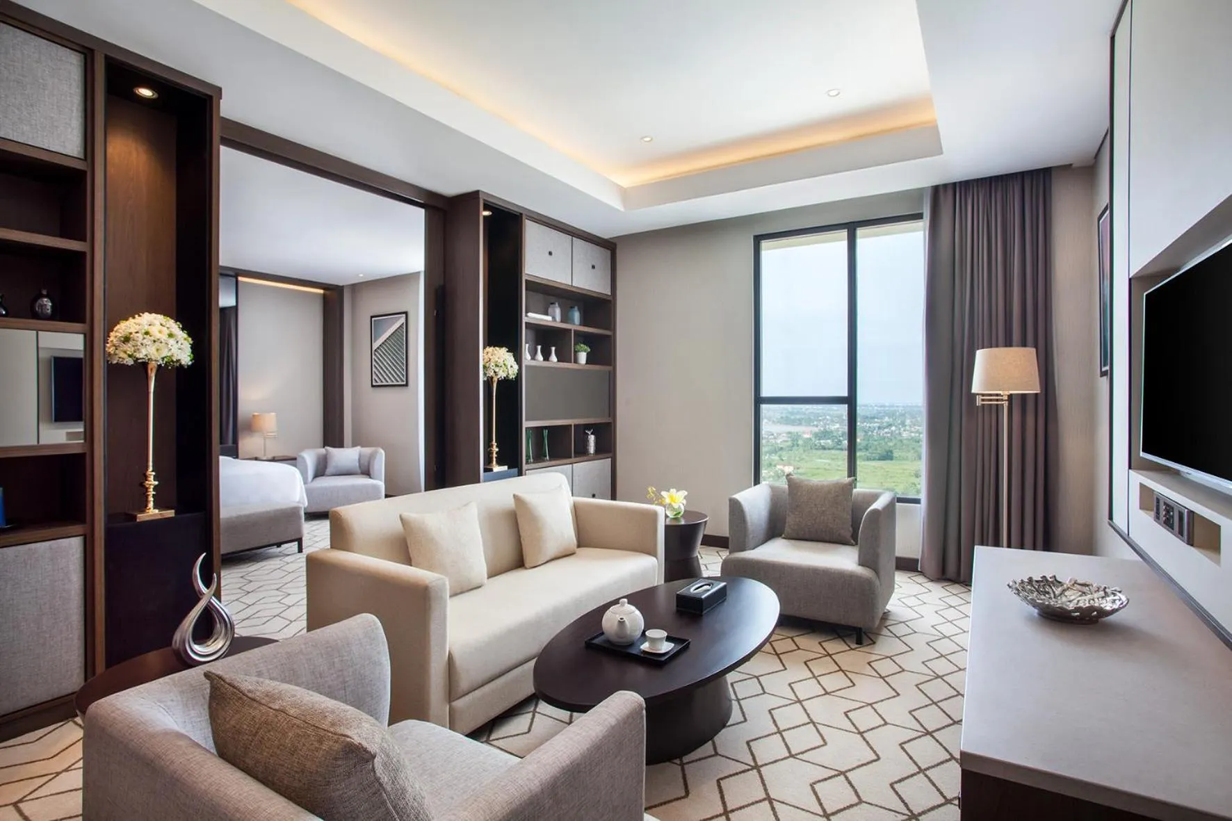 Living room in Wyndham Opi Hotel Palembang