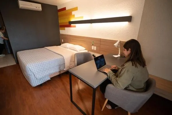 Bed in Hotel 10 Itajai/Navegantes