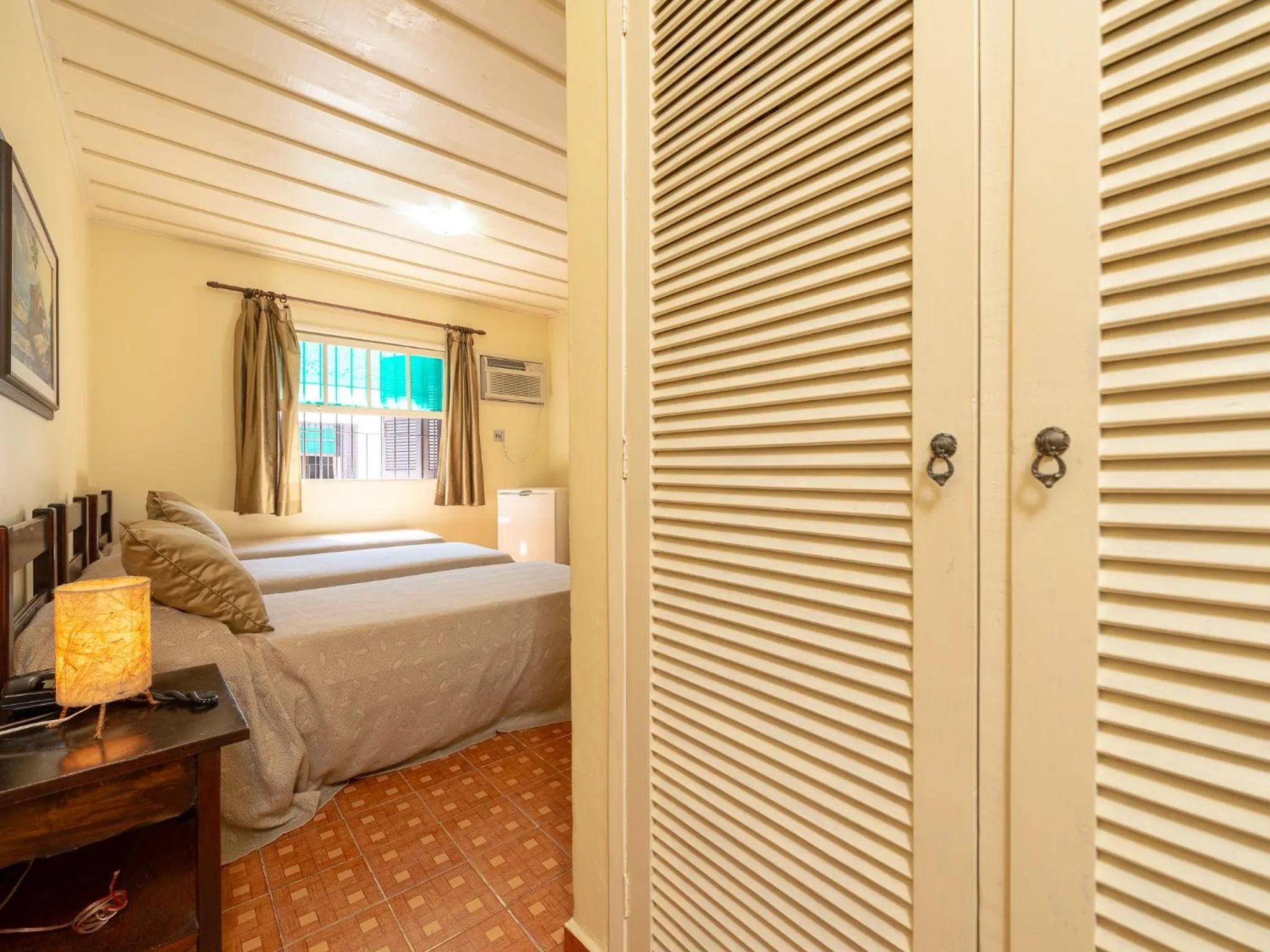 Bed in Hotel Saveiros